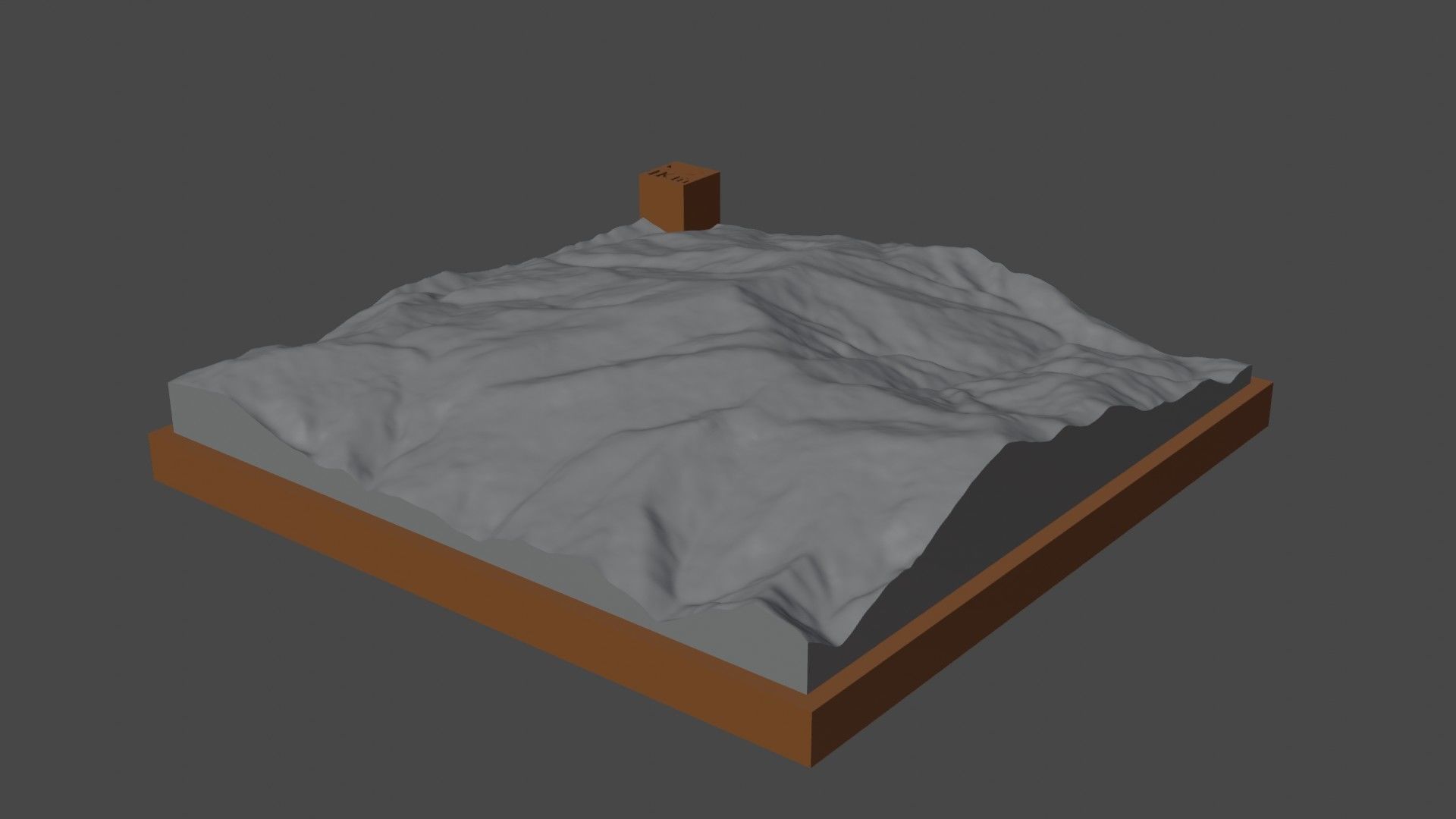 Kaimaktsalan mountain 3D print model_4