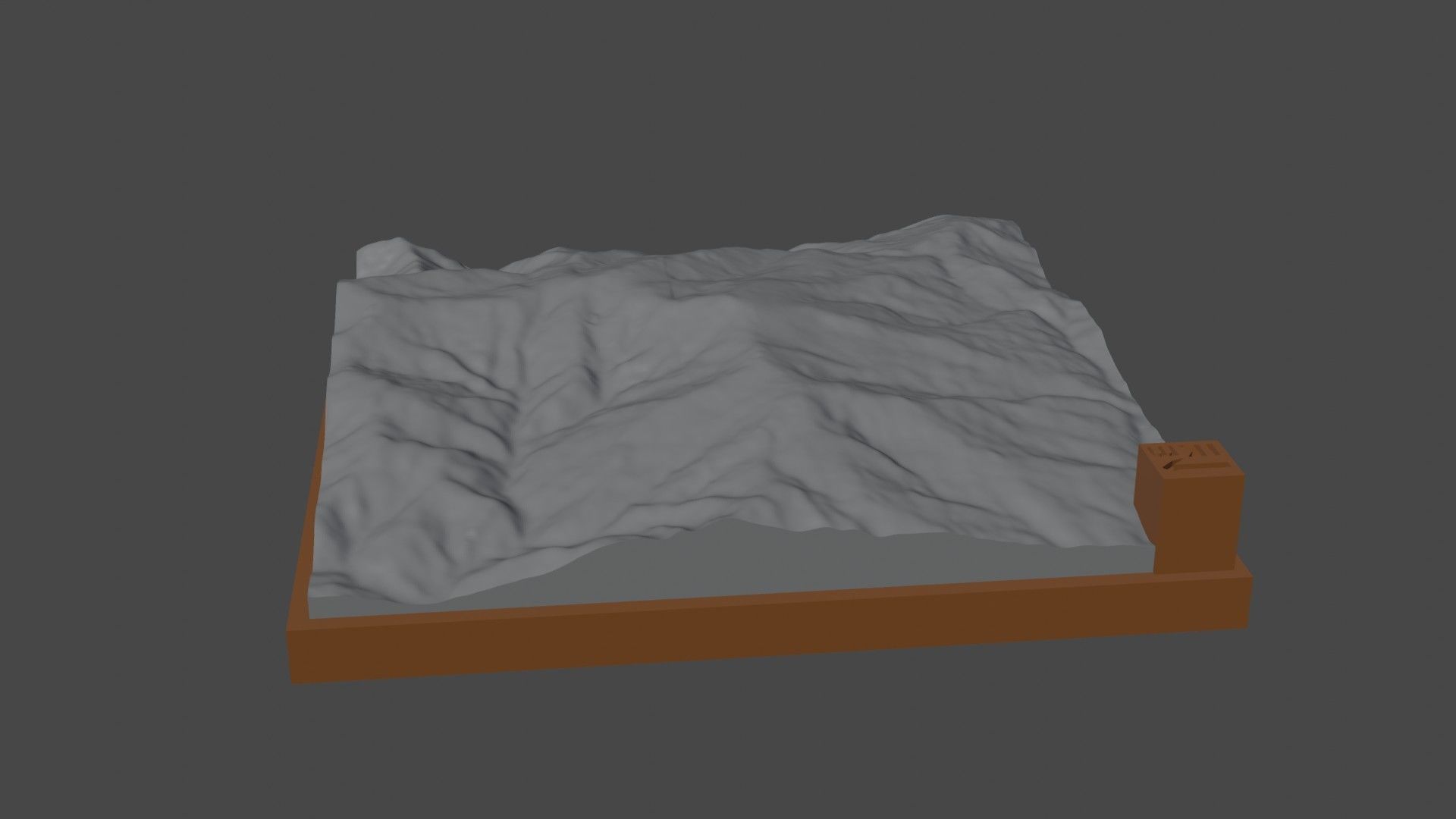 Kaimaktsalan mountain 3D print model_6