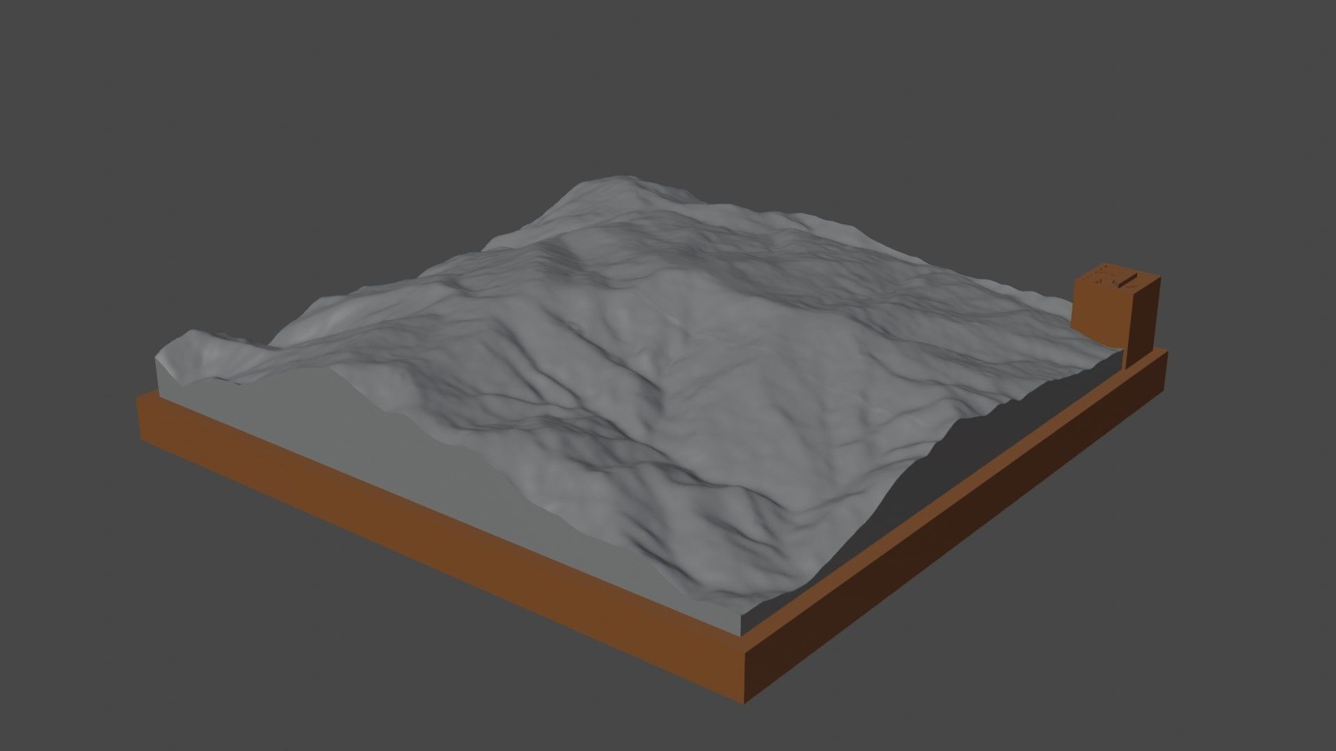 Kaimaktsalan mountain 3D print model_7