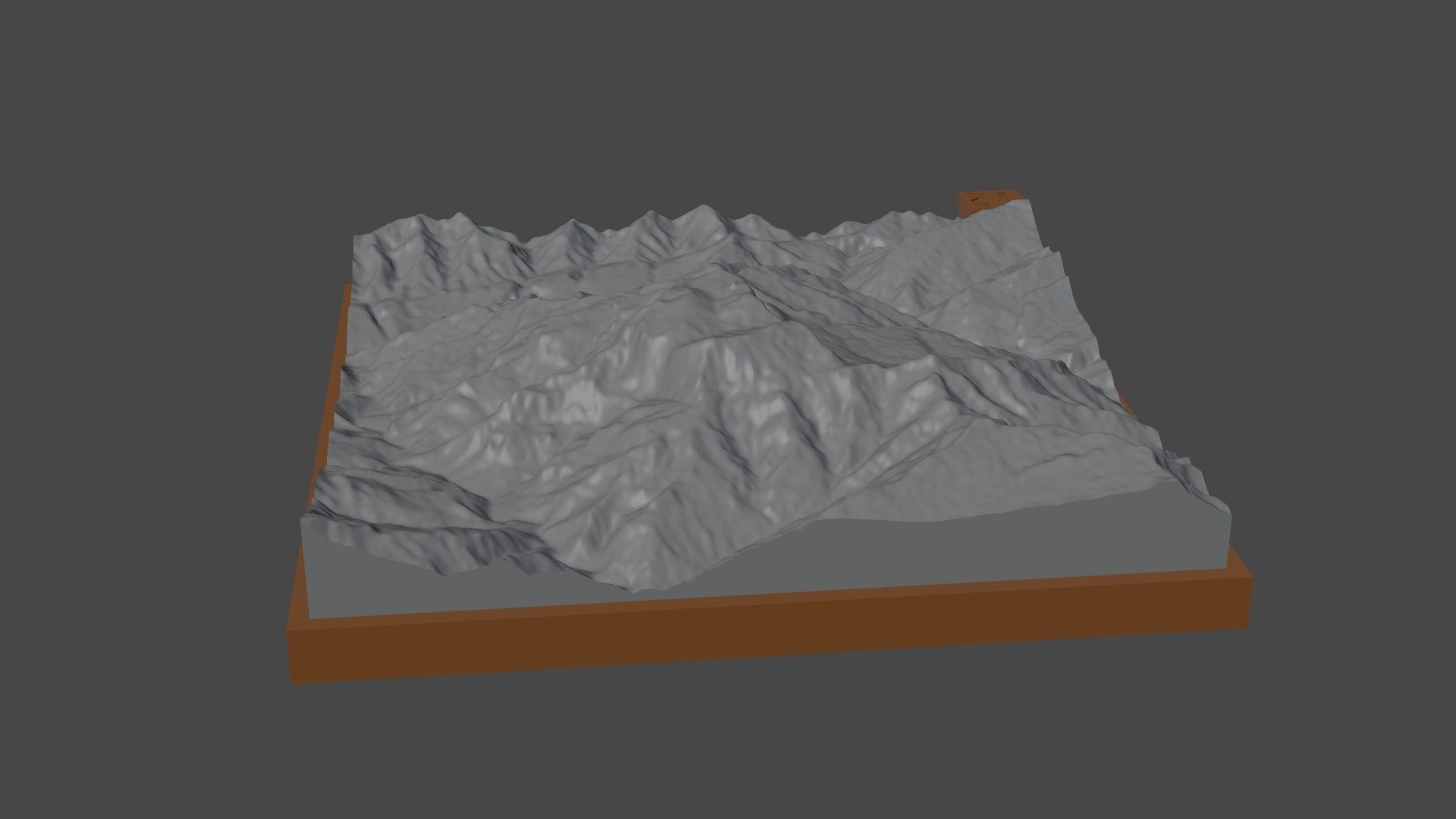 P 2300 mountain 3D print model_2