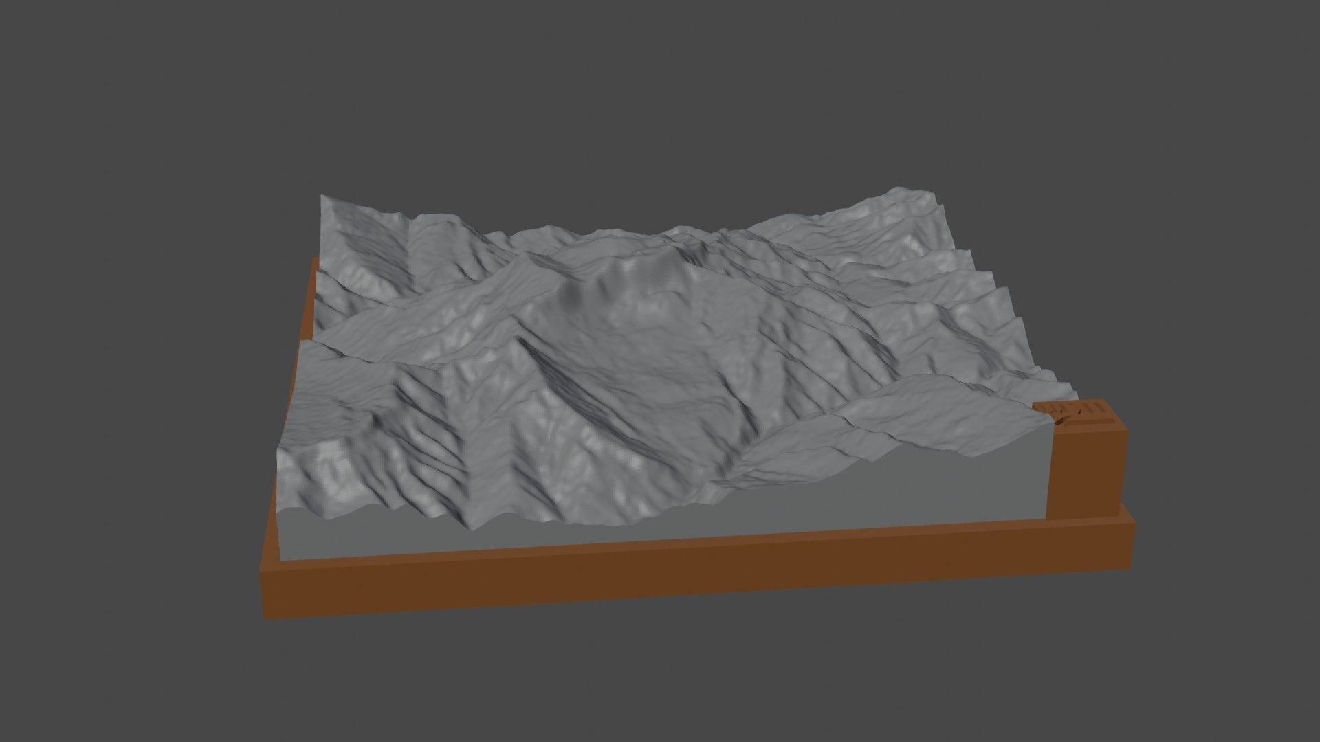 P 2300 mountain 3D print model_6