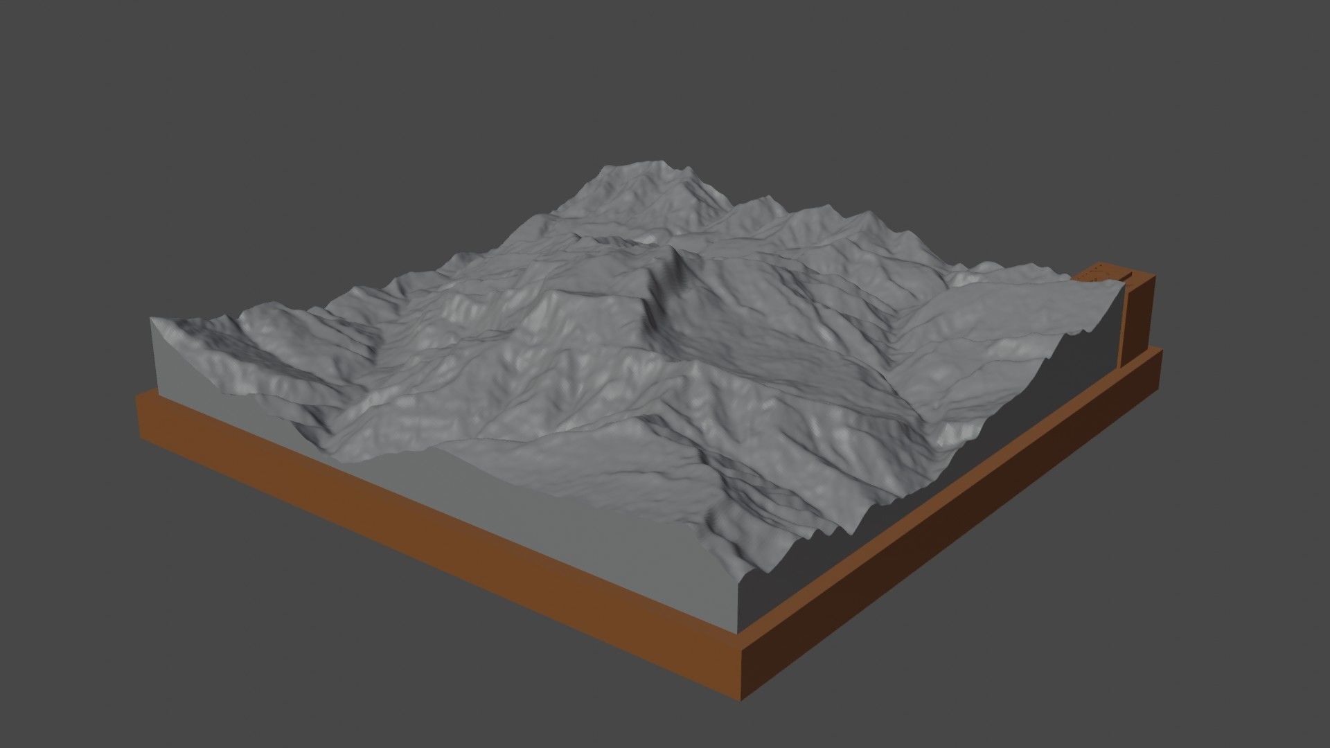 P 2300 mountain 3D print model_7
