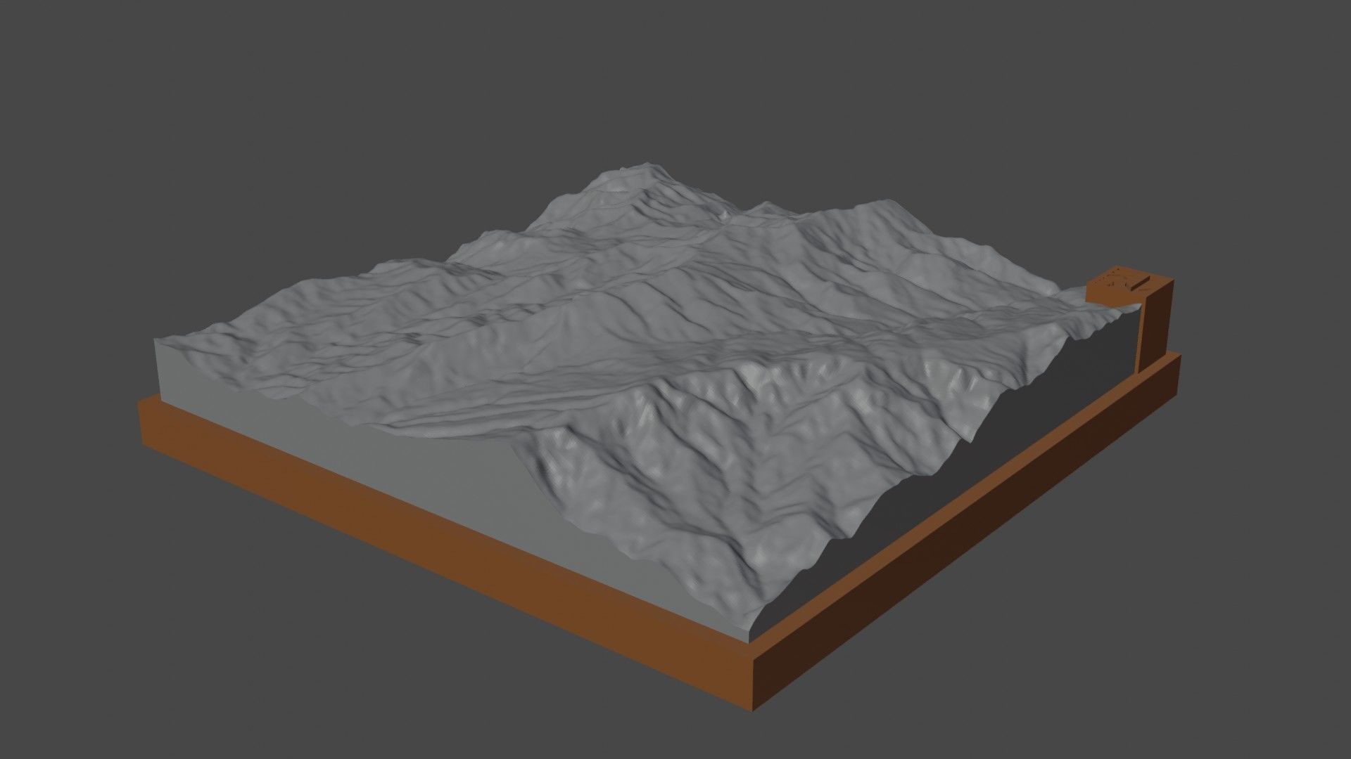 P 2868 mountain 3D print model_7