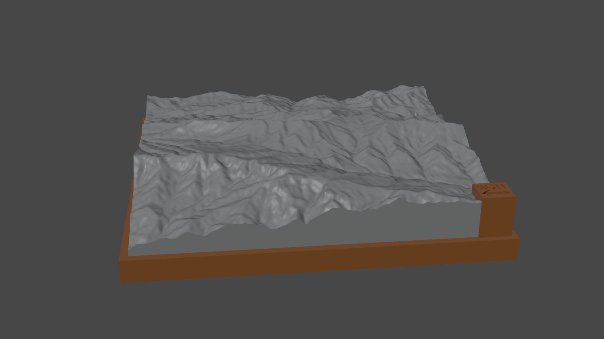 P 2868 mountain 3D print model_6