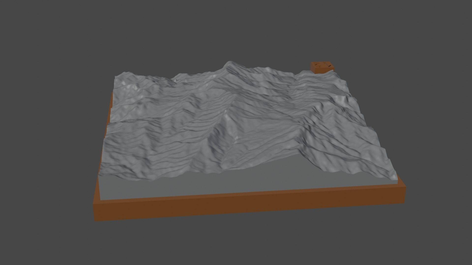 P 2868 mountain 3D print model_2