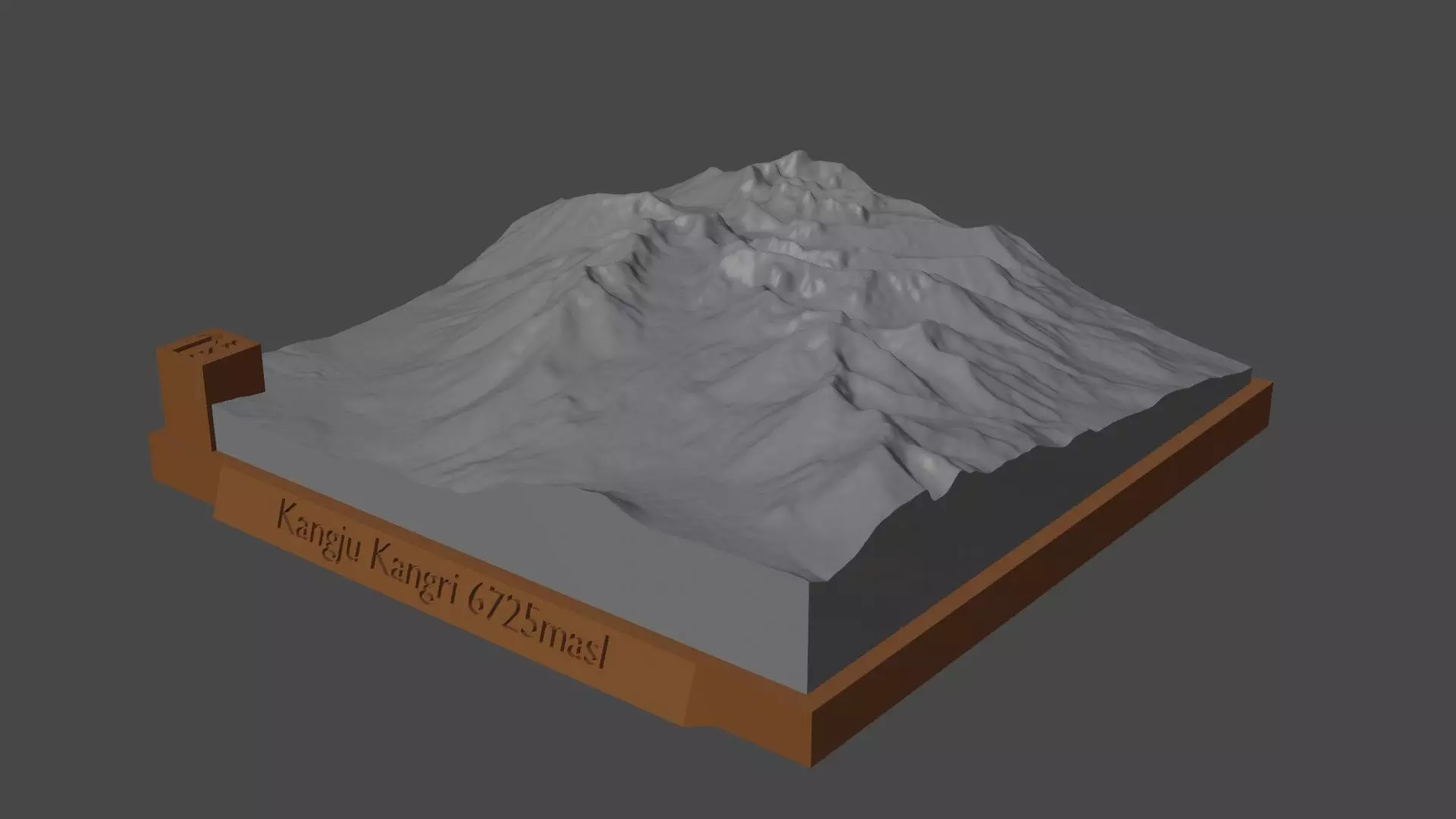 Kangju Kangri 3D print model_0