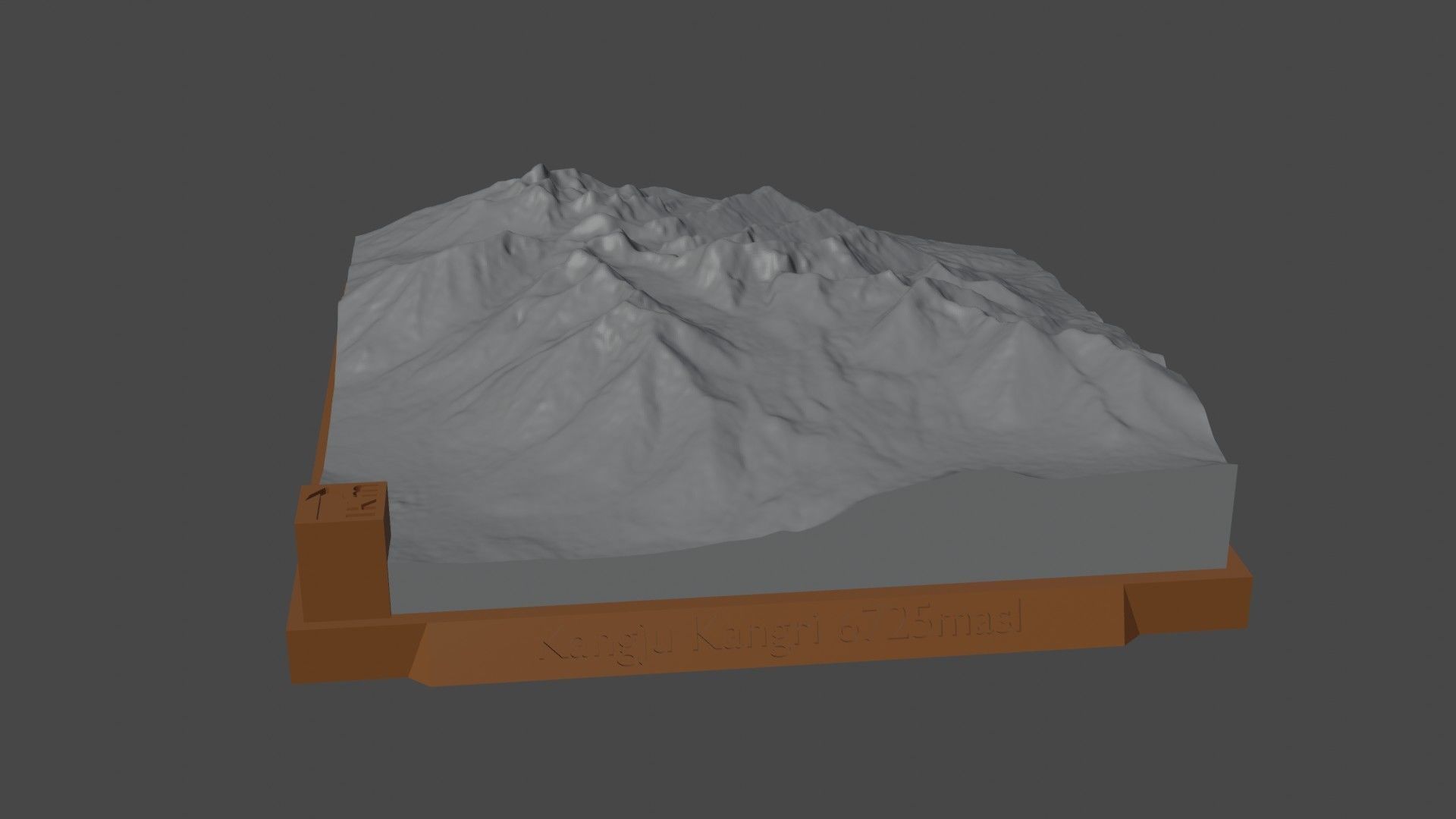 Kangju Kangri 3D print model_5