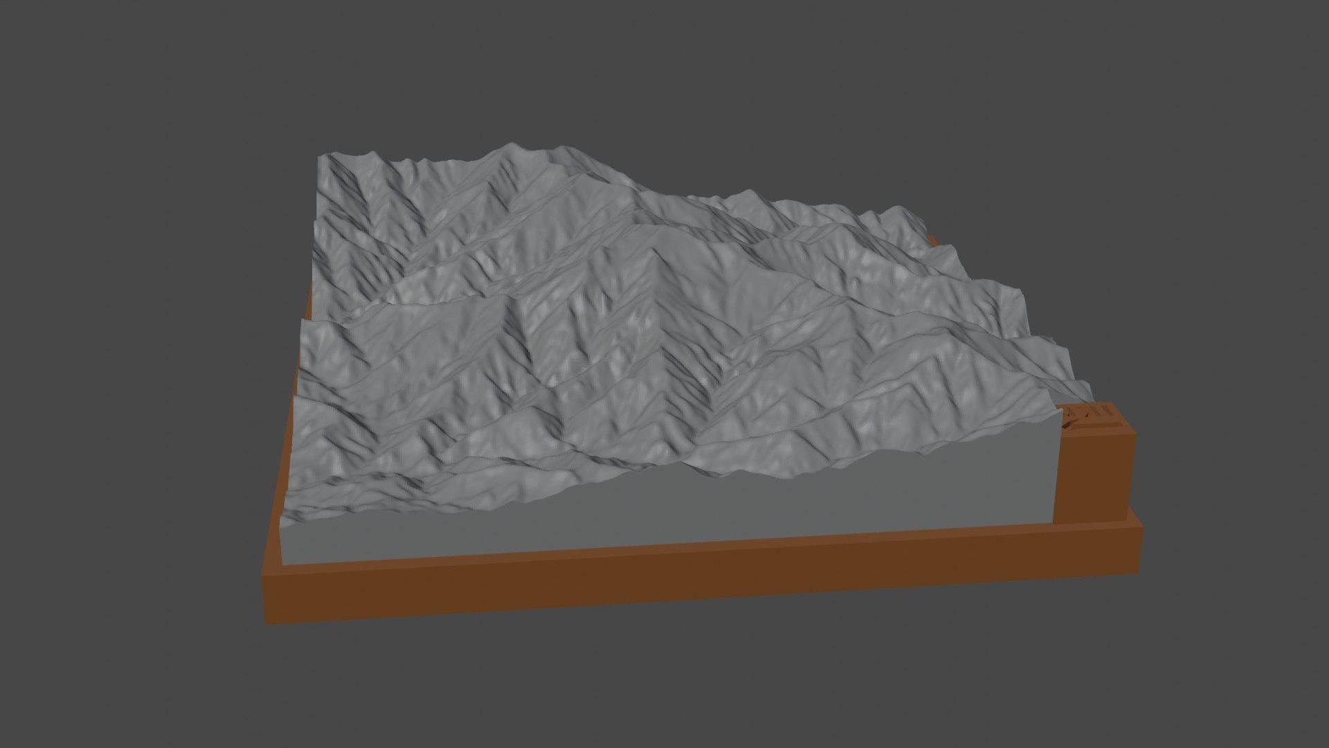 Manakau mountain 3D print model_6