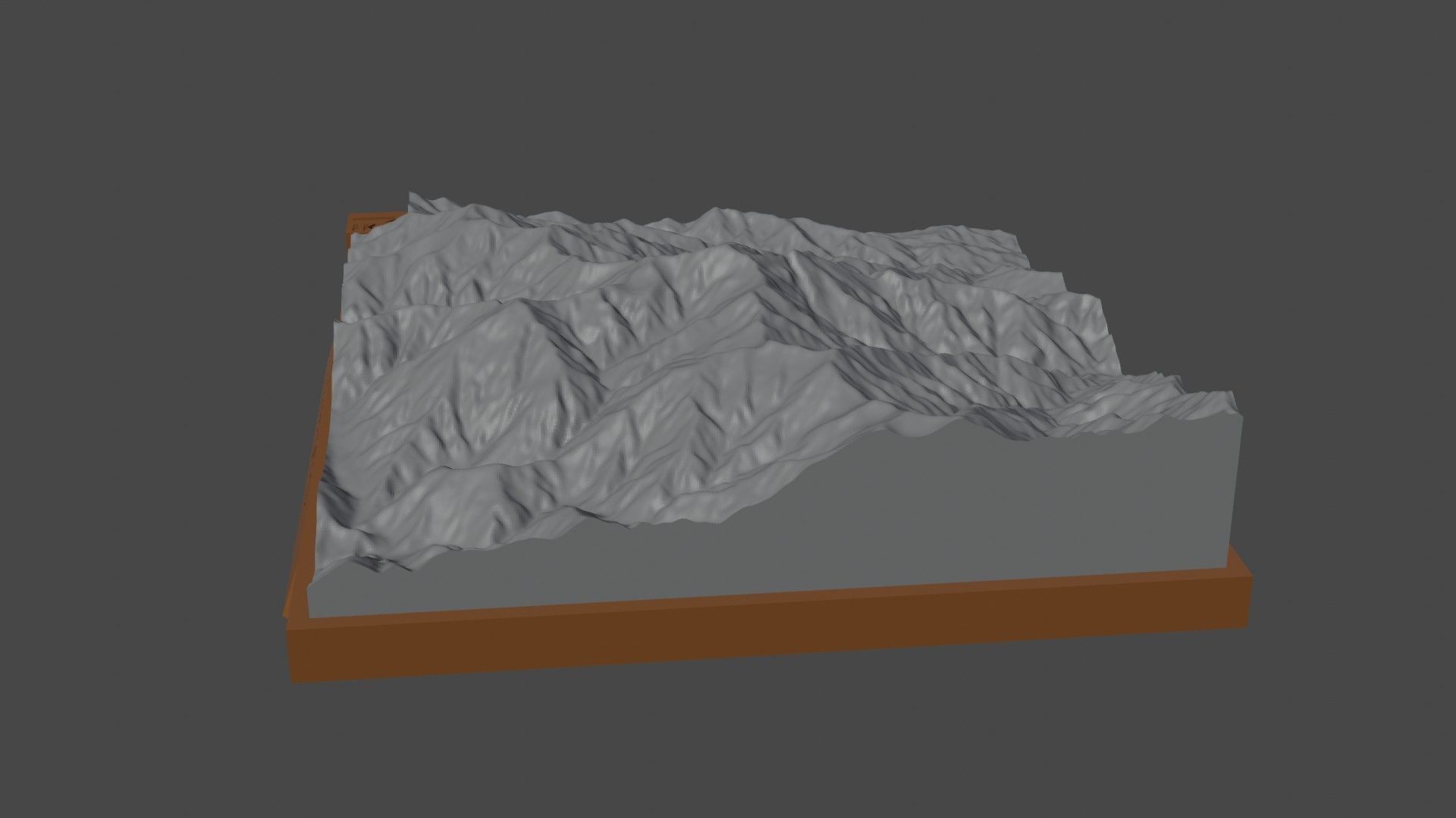 Manakau mountain 3D print model_1