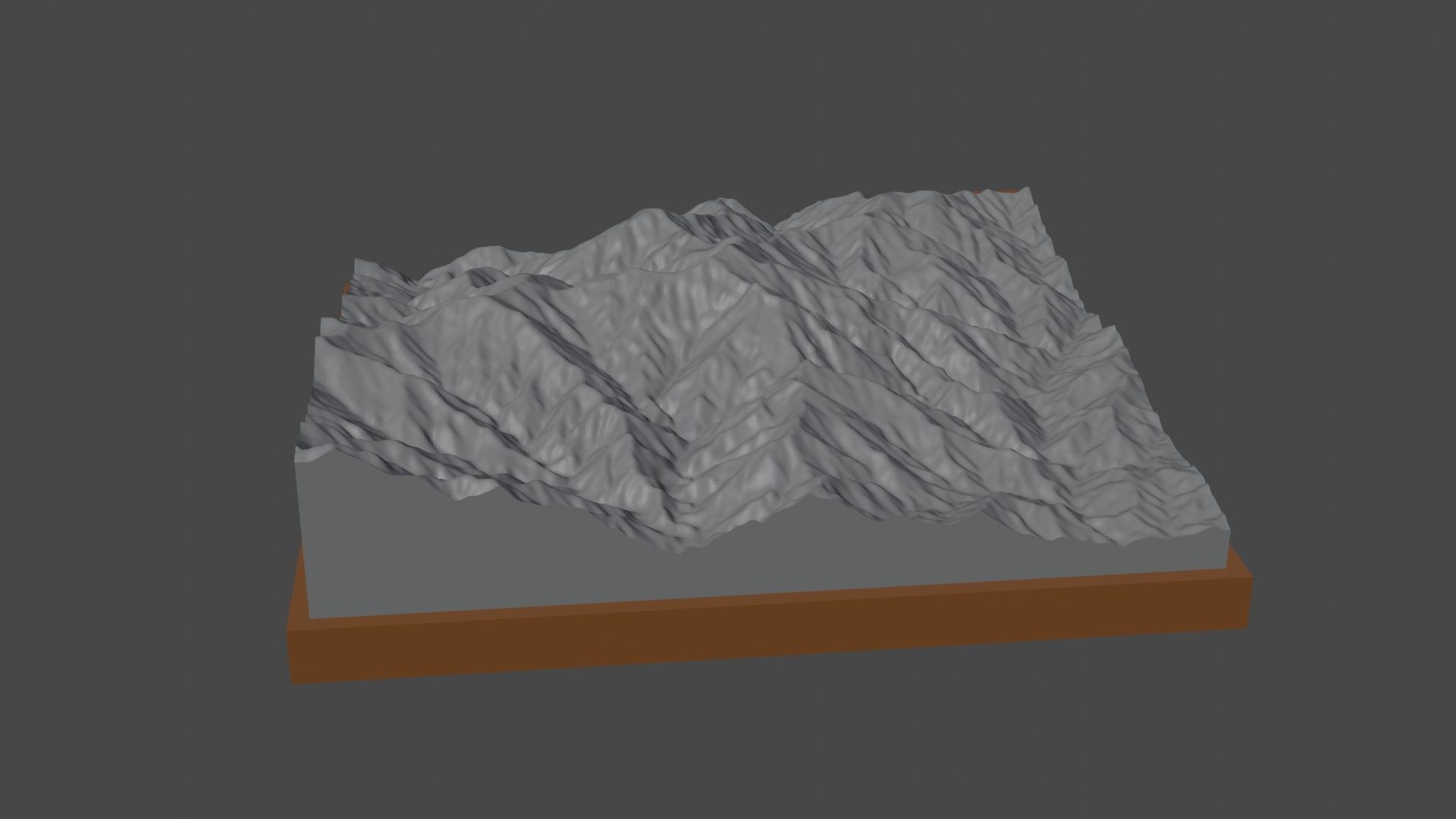 Manakau mountain 3D print model_2