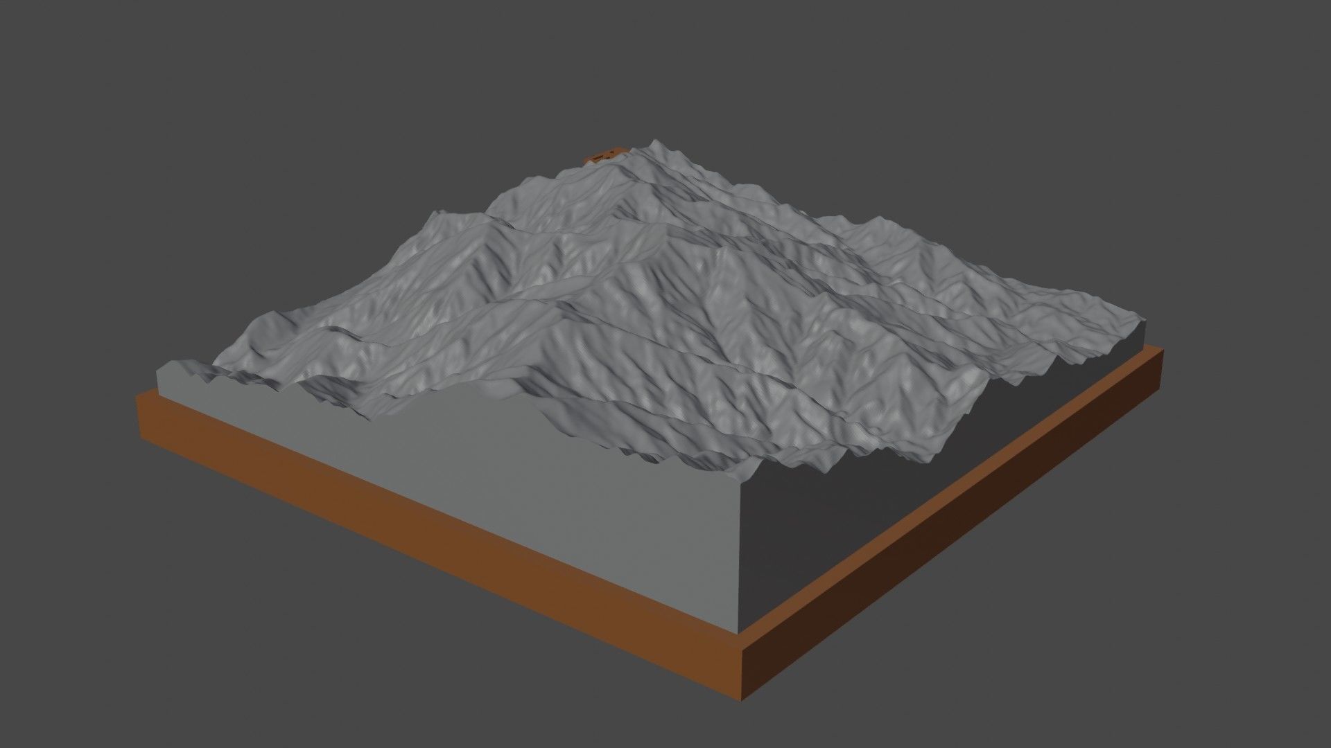 Manakau mountain 3D print model_4