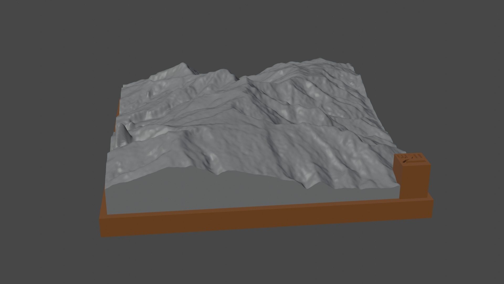 Mount Oiautukekea 3D print model_6