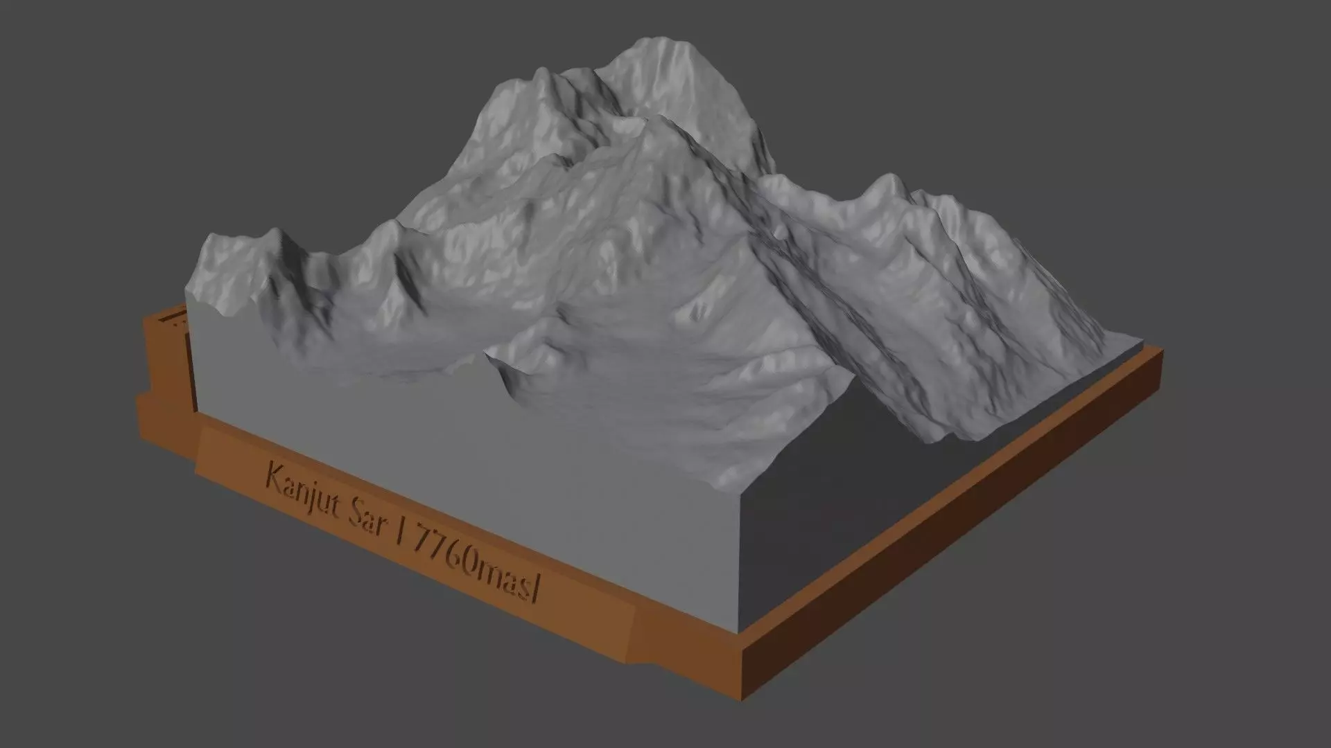 Kanjut Sar I 3D print model