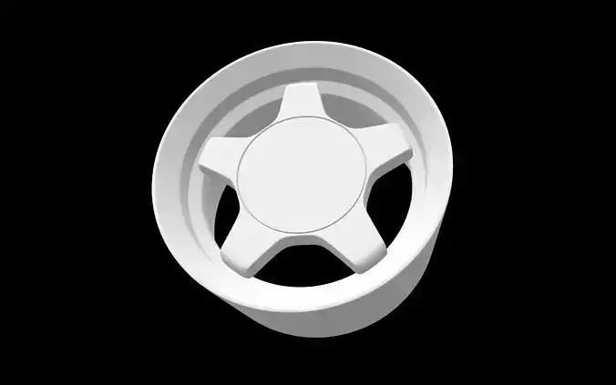 Tofas Dogan SLX OEM scalable and printable rim 3D print model