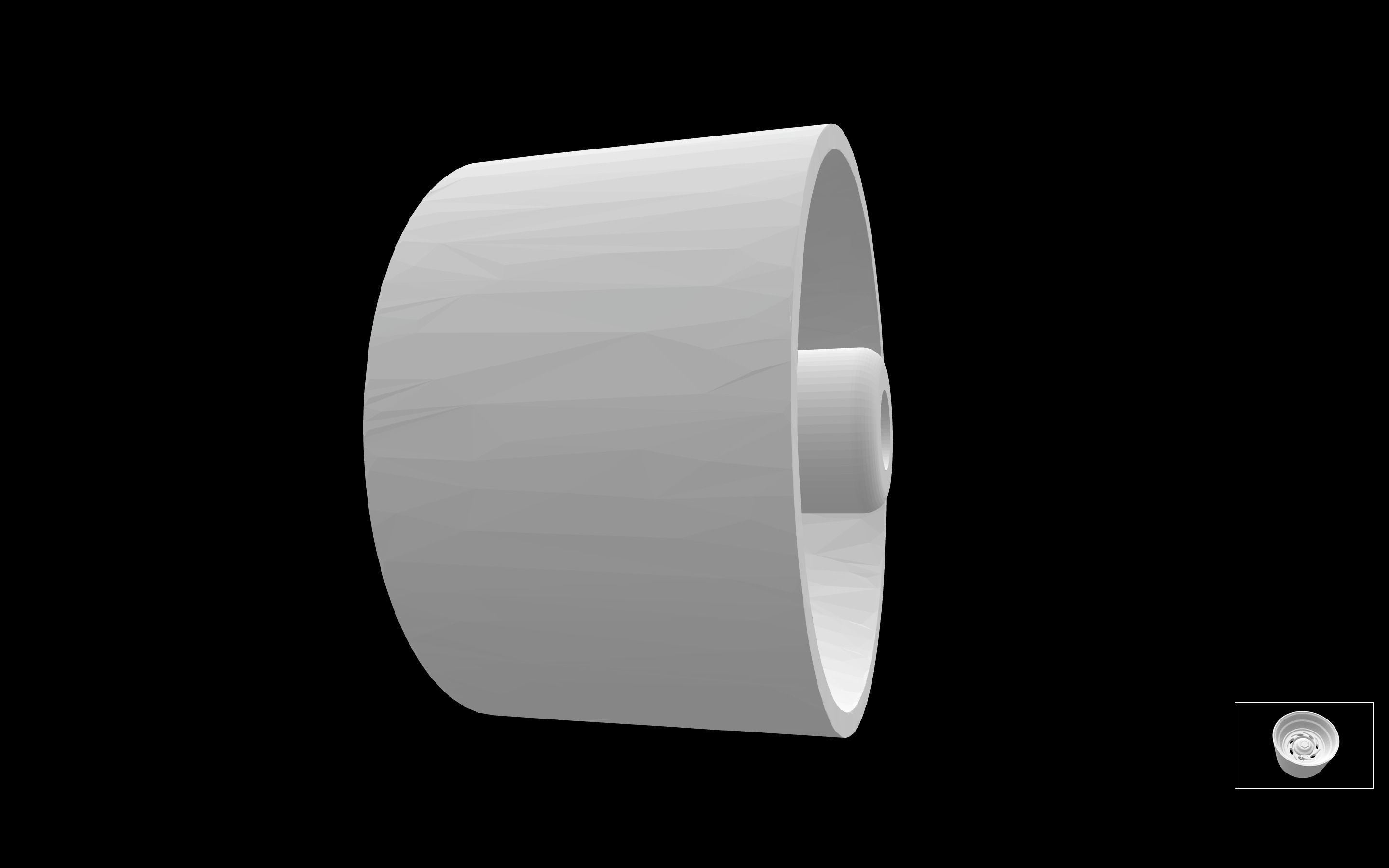 Weld Typhoon scalable and printable rim 3D print model_4