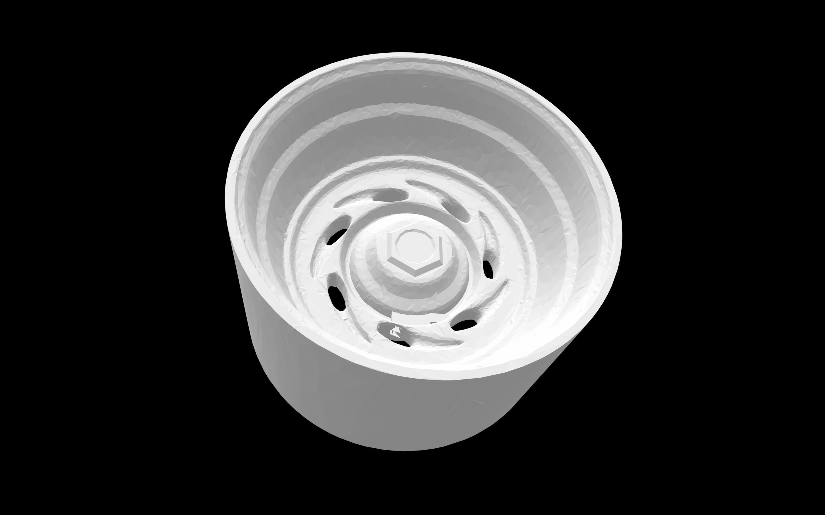 Weld Typhoon scalable and printable rim 3D print model_3