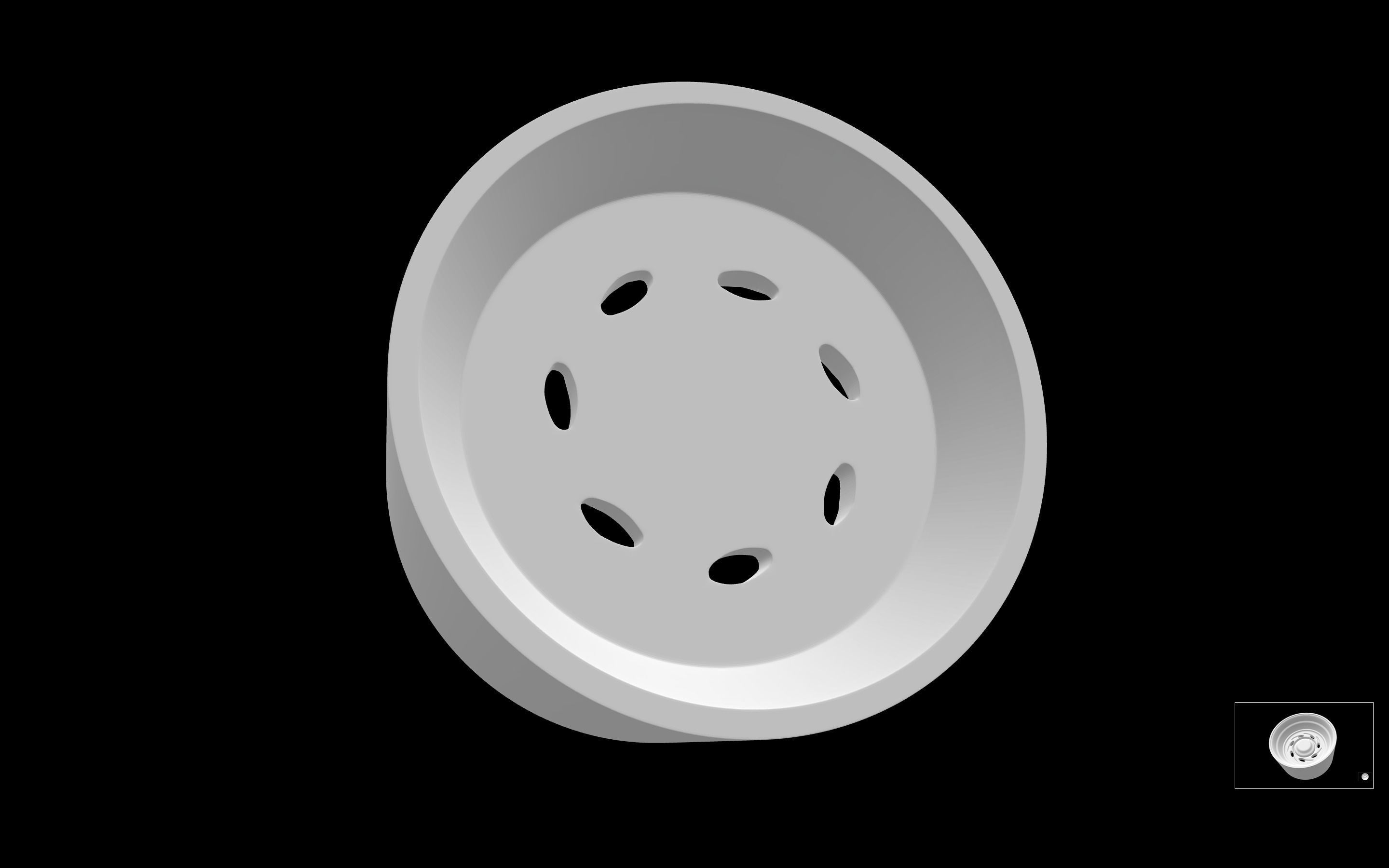 Weld Typhoon scalable and printable rim 3D print model_2