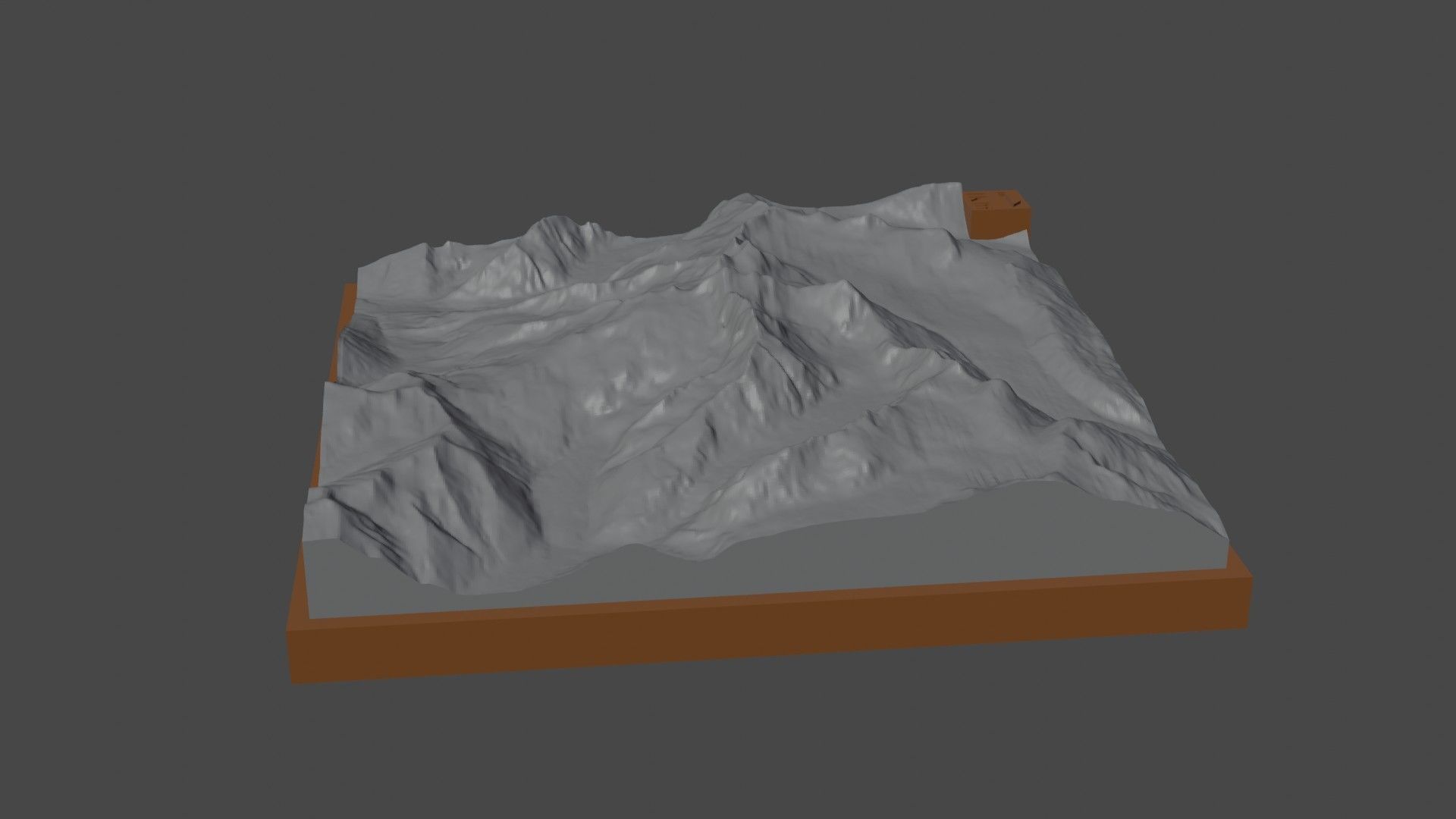 Mount Pattullo 3D print model_2
