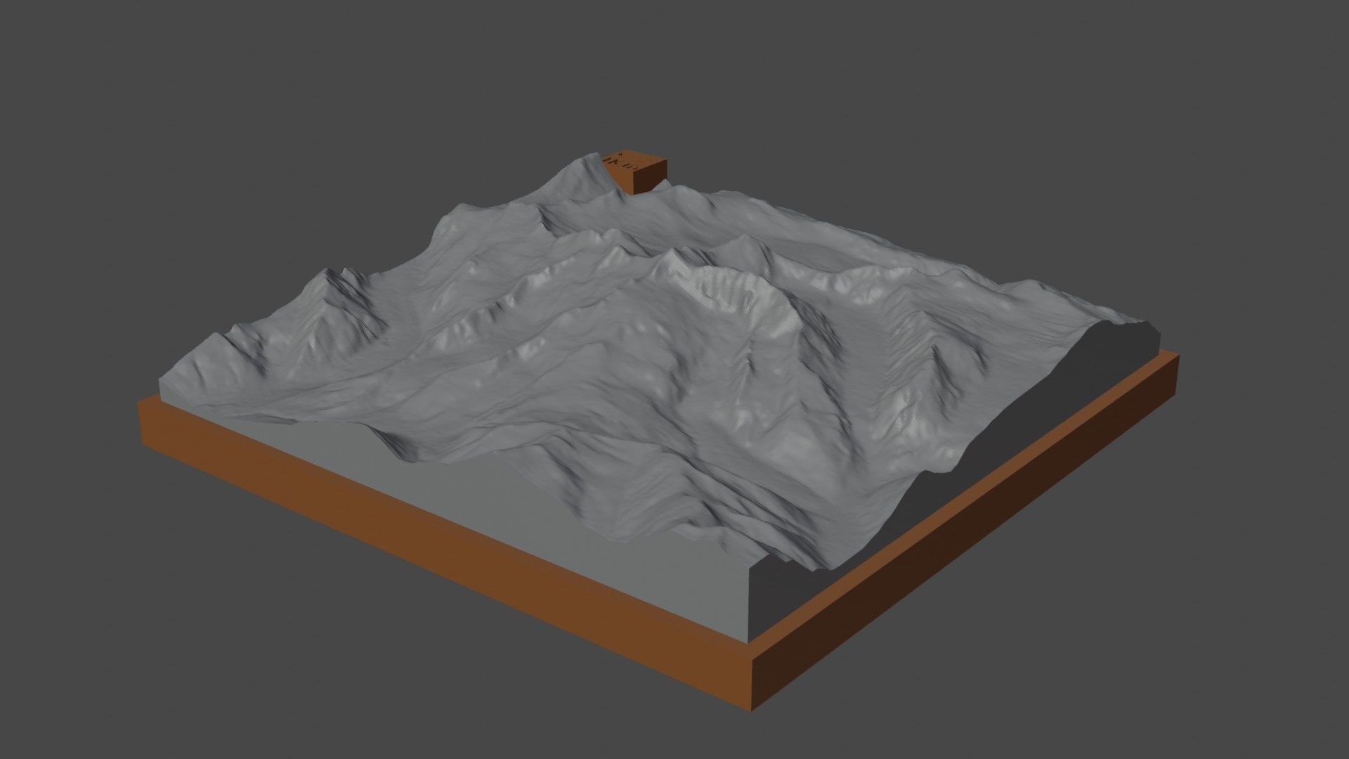 Mount Pattullo 3D print model_4