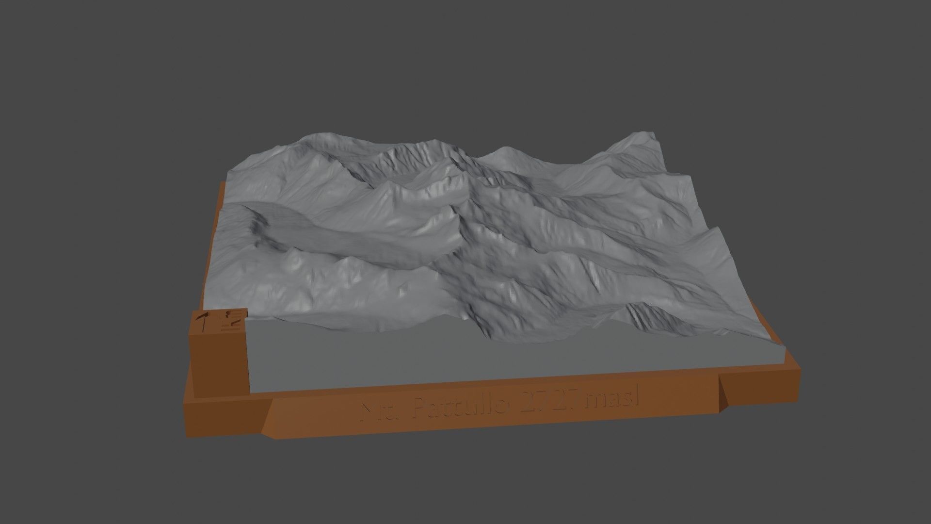 Mount Pattullo 3D print model_5