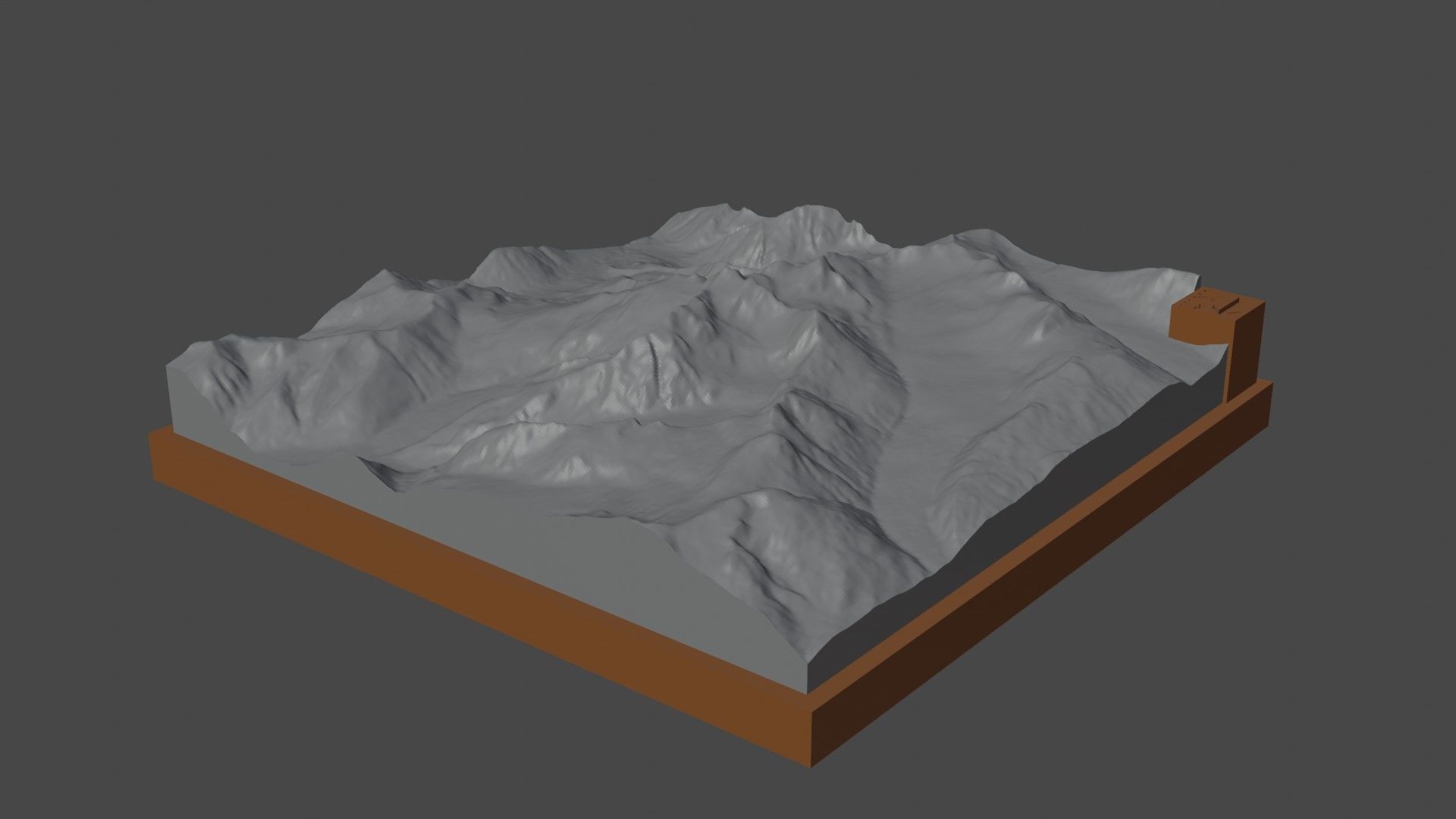 Mount Pattullo 3D print model_7