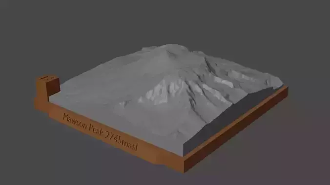 Mawson Peak 3D print model