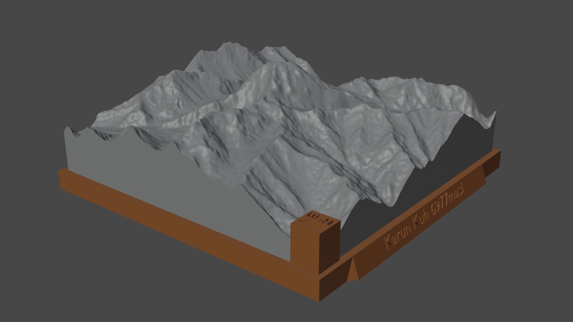 Karun Kuh 3D print model_3