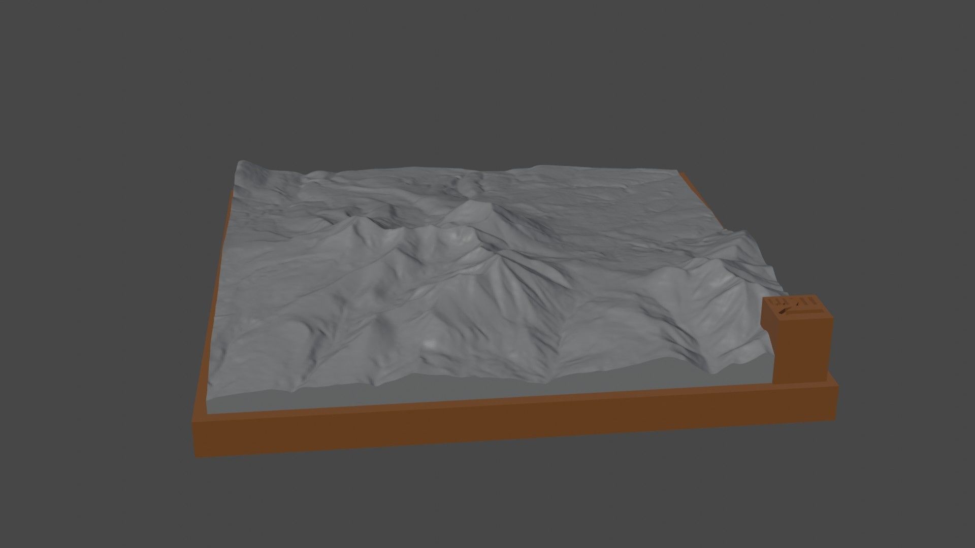 Mount Peale 3D print model_6