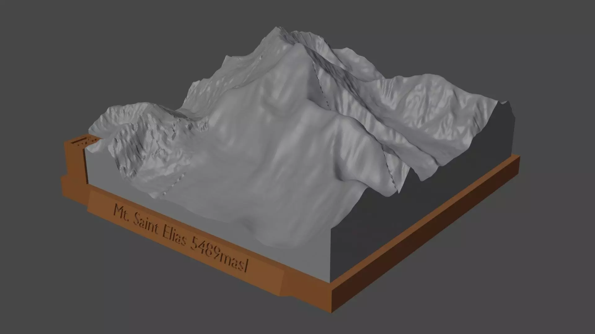 Mount Saint Elias 3D print model