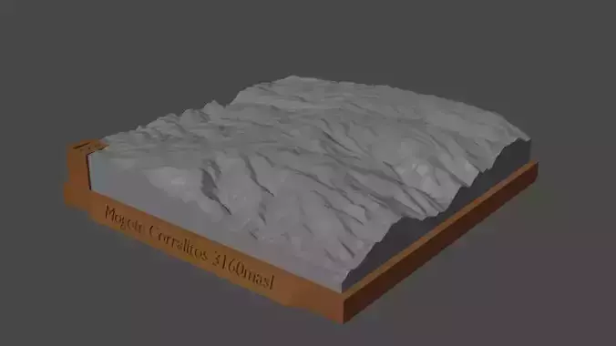 Mogote Corralitos 3D print model