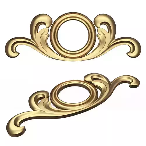 Carved Door Handle Decor 02