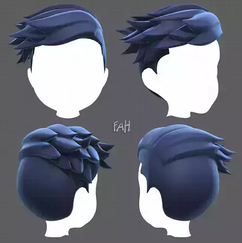 Base Hair for Boy V07