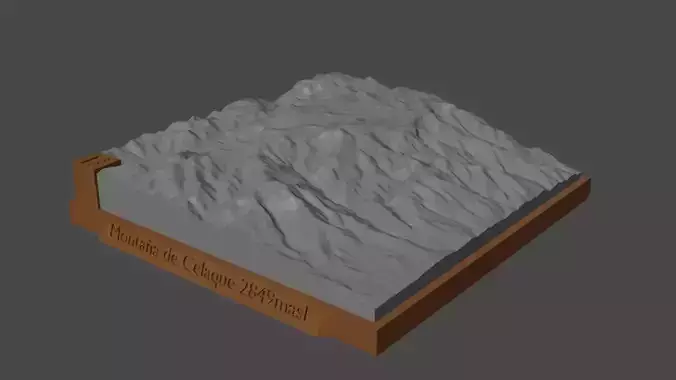 Montana de Celaque 3D print model
