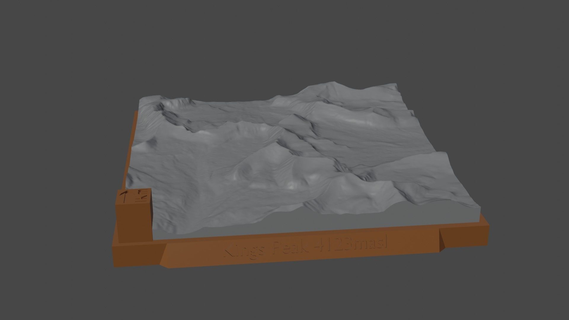 Kings Peak 3D print model_5