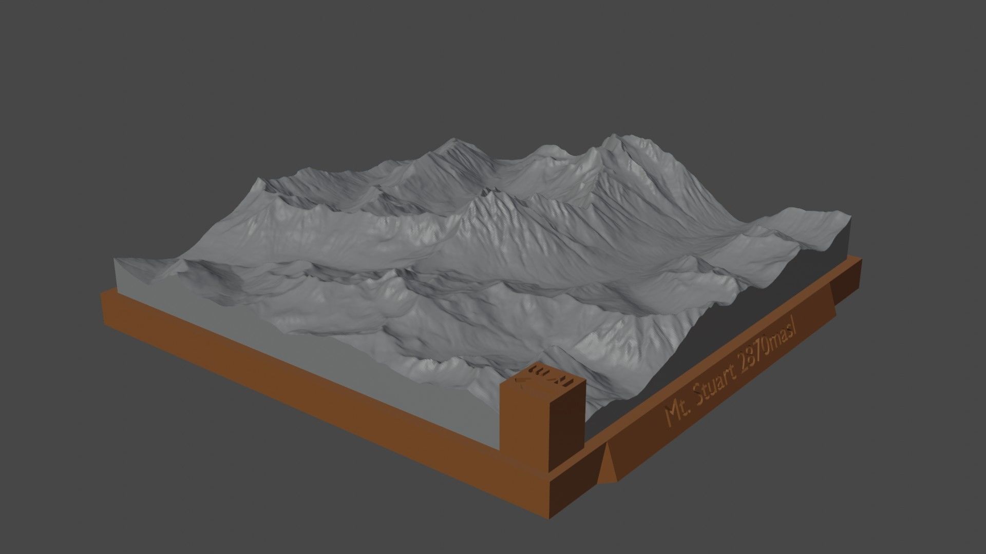 Mount Stuart 3D print model_3