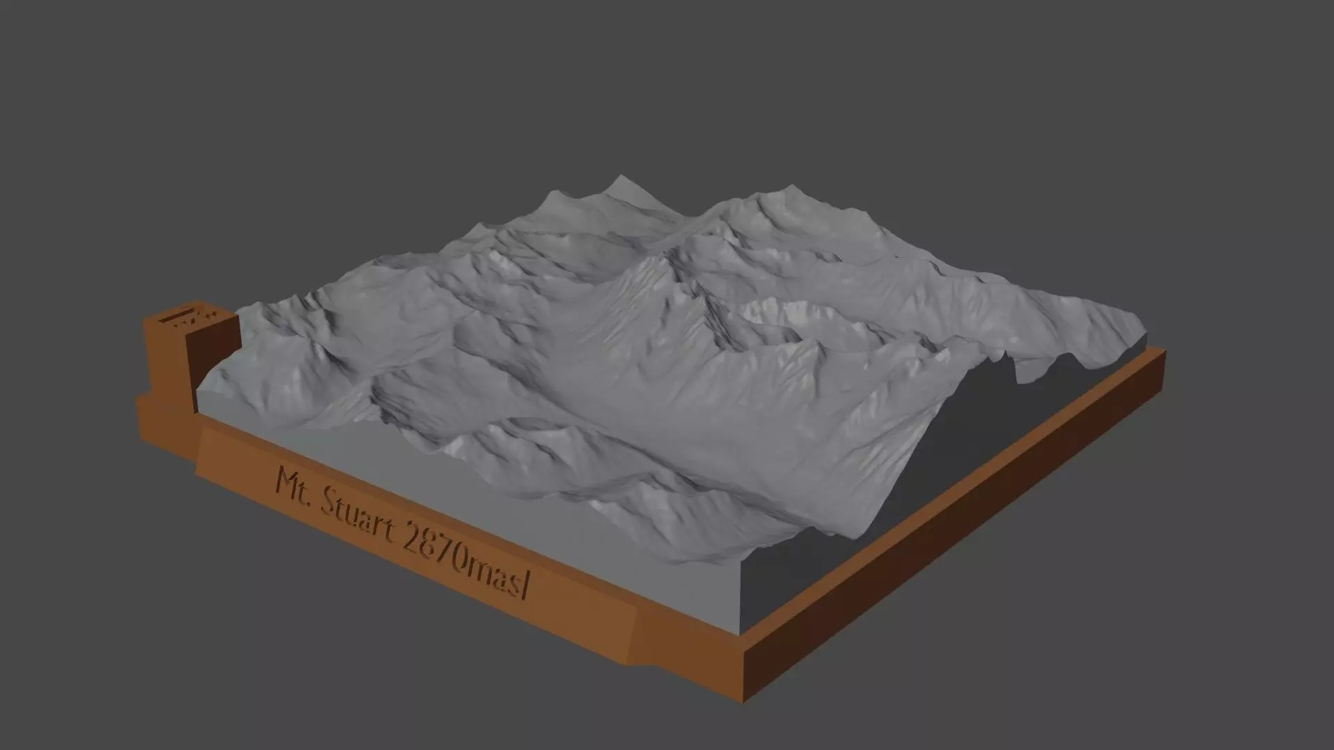 Mount Stuart 3D print model_0