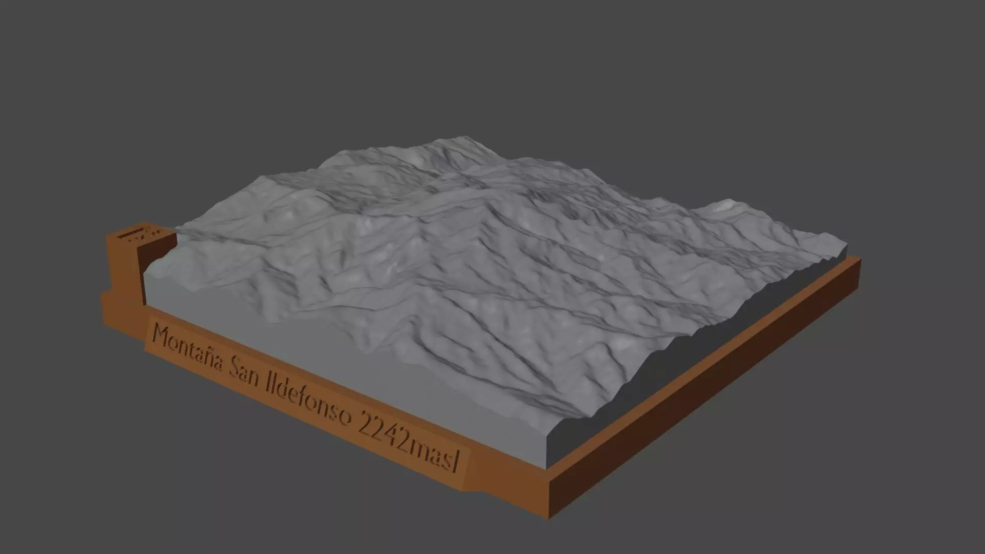 Montana San Ildefonso 3D print model