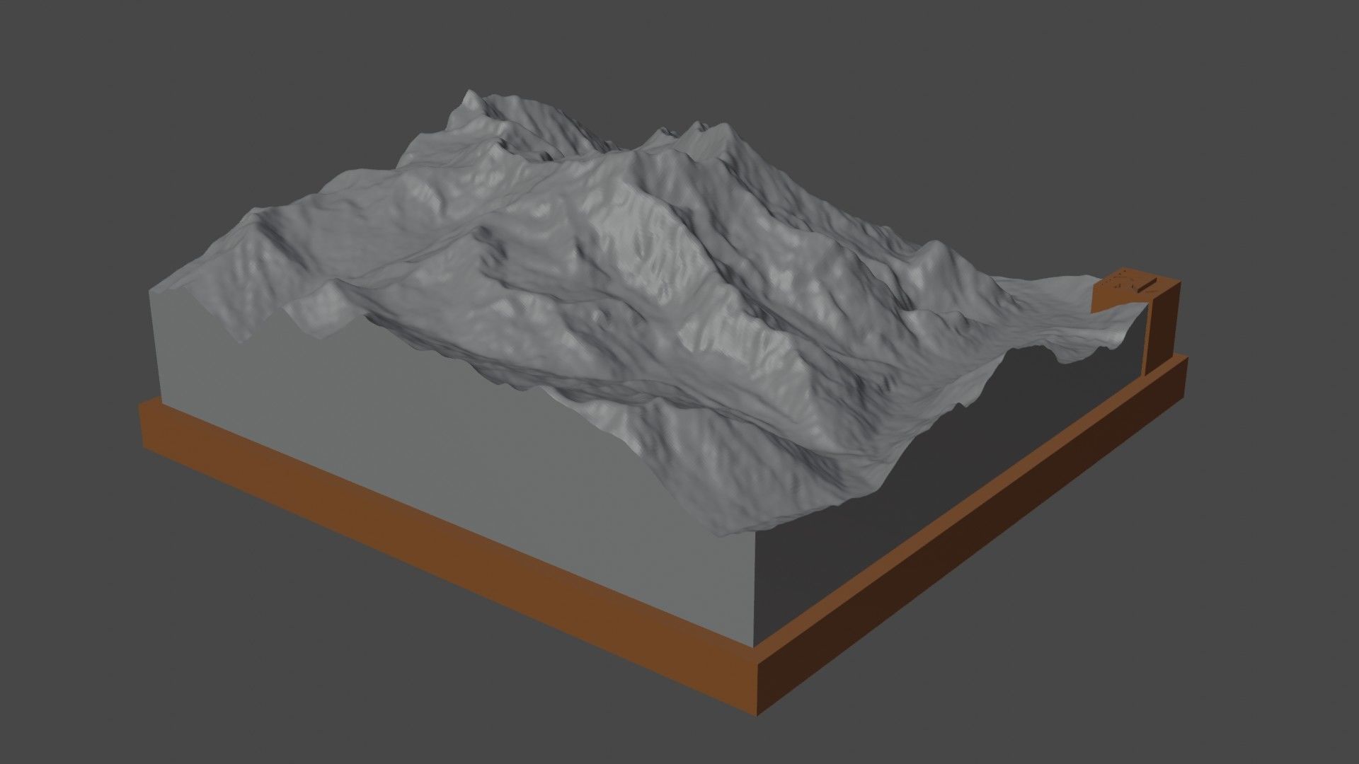 Pangpoche I mountain 3D print model_7