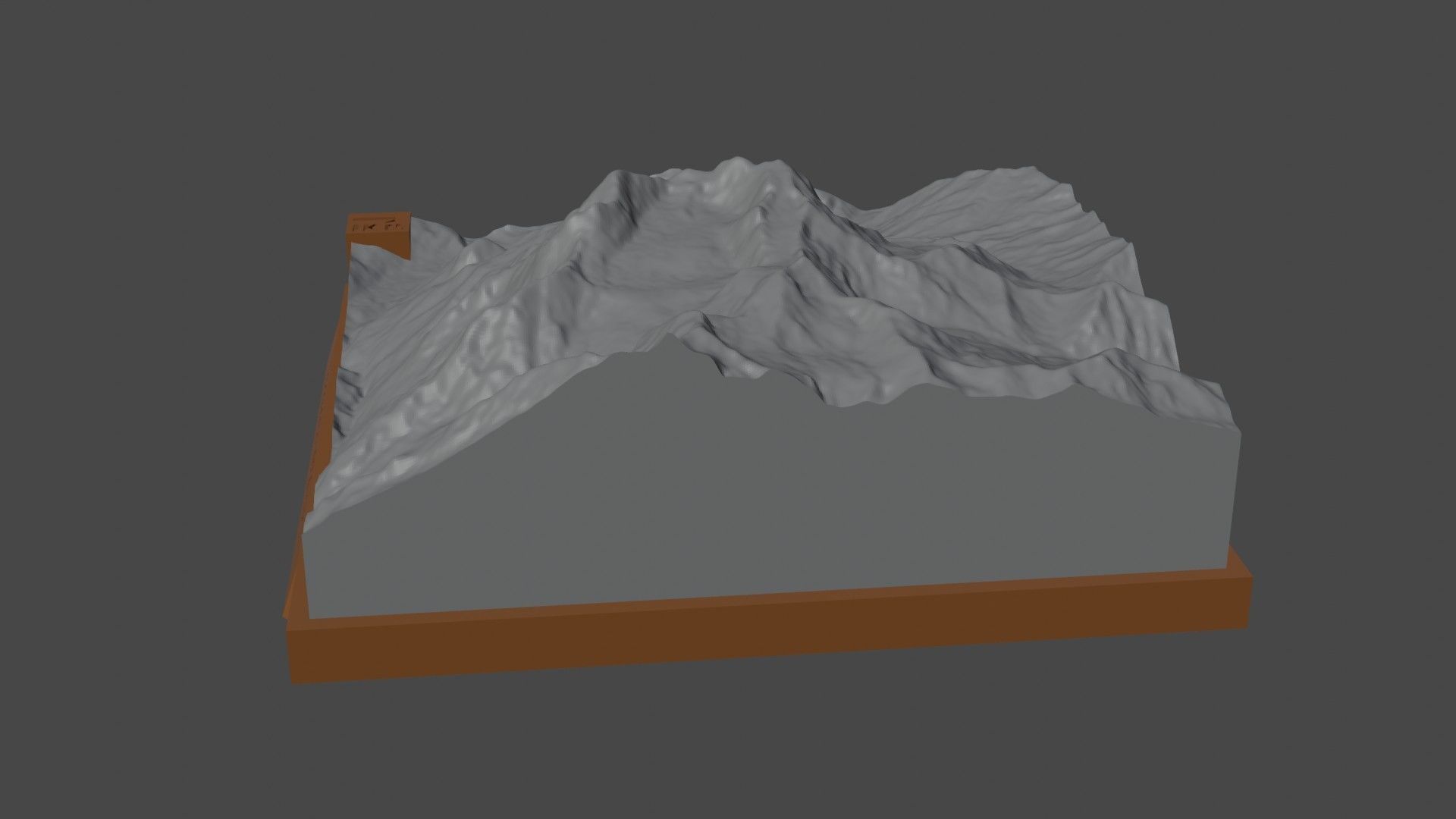 Pangpoche I mountain 3D print model_1