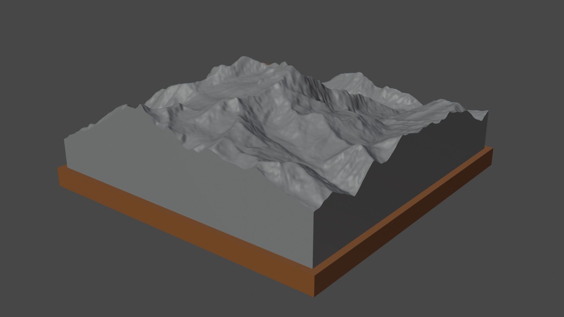 Pangpoche I mountain 3D print model_4