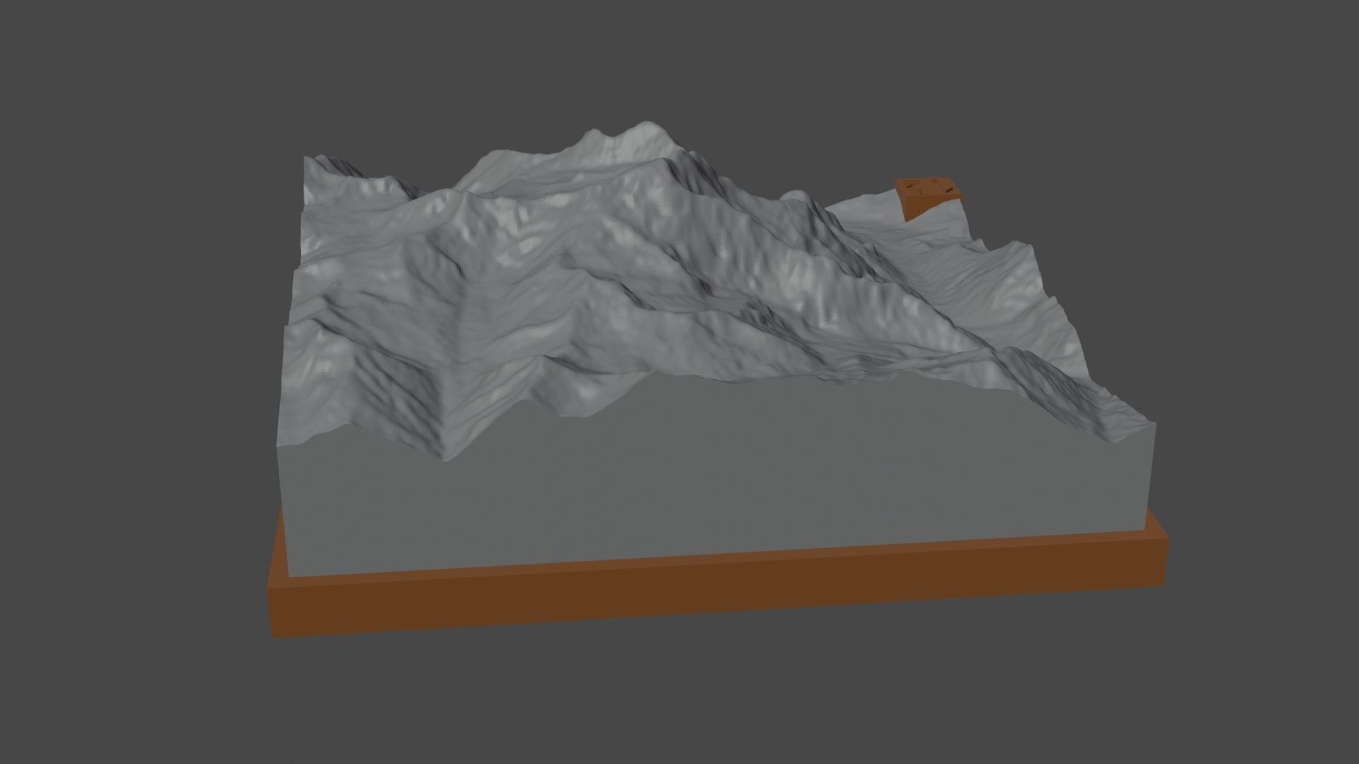 Pangpoche I mountain 3D print model_2