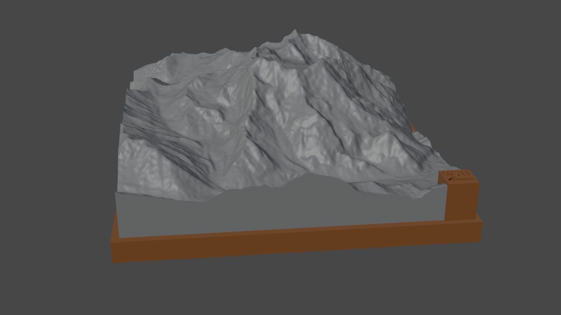 Pangpoche I mountain 3D print model_6