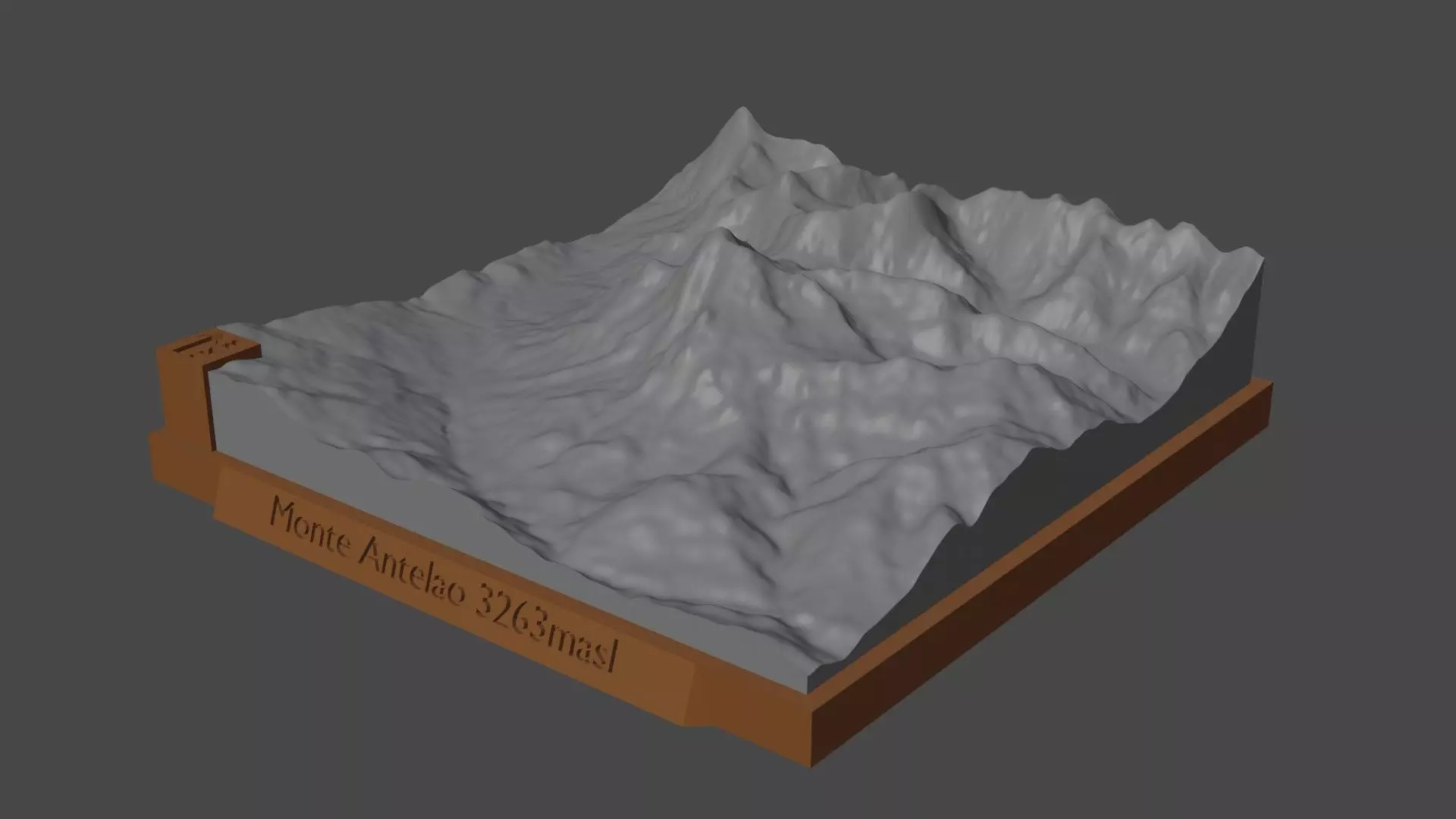 Monte Antelao 3D print model