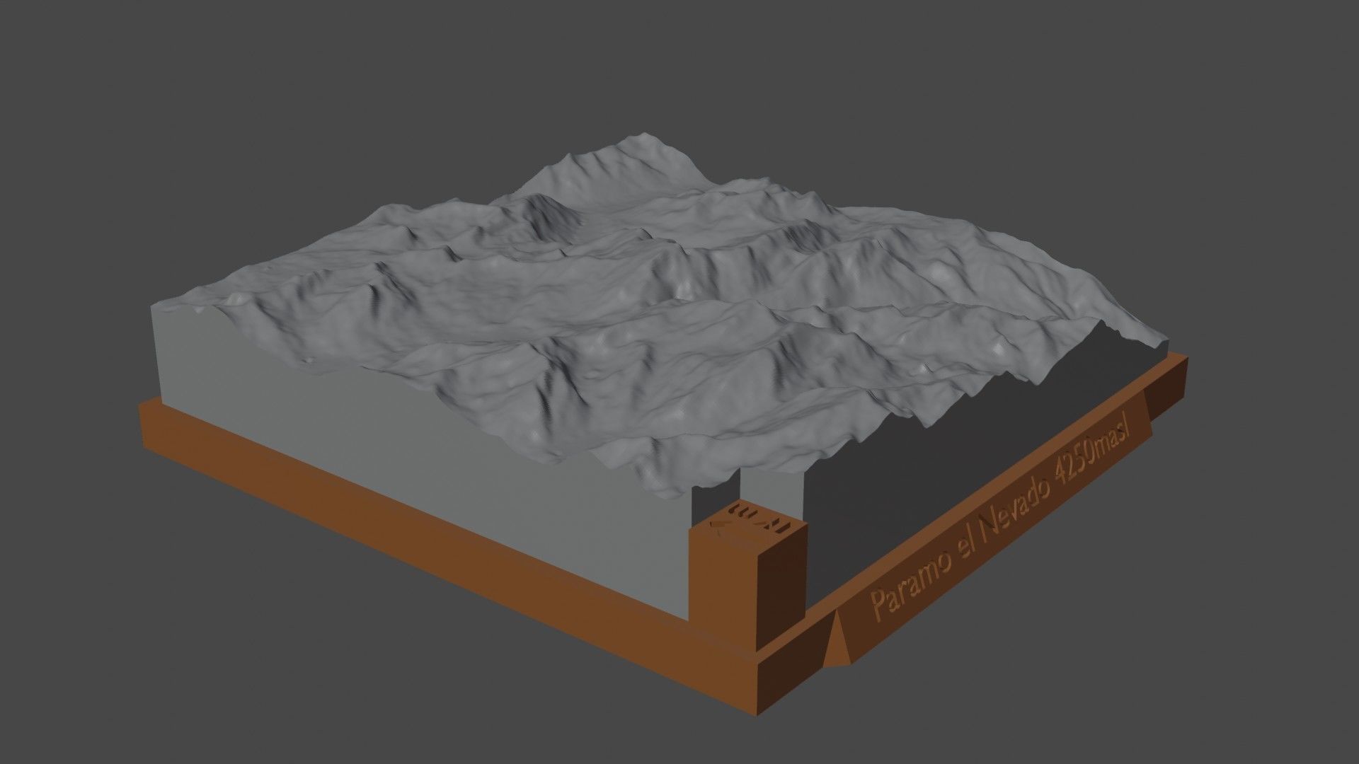 Paramo el Nevado 3D print model_3