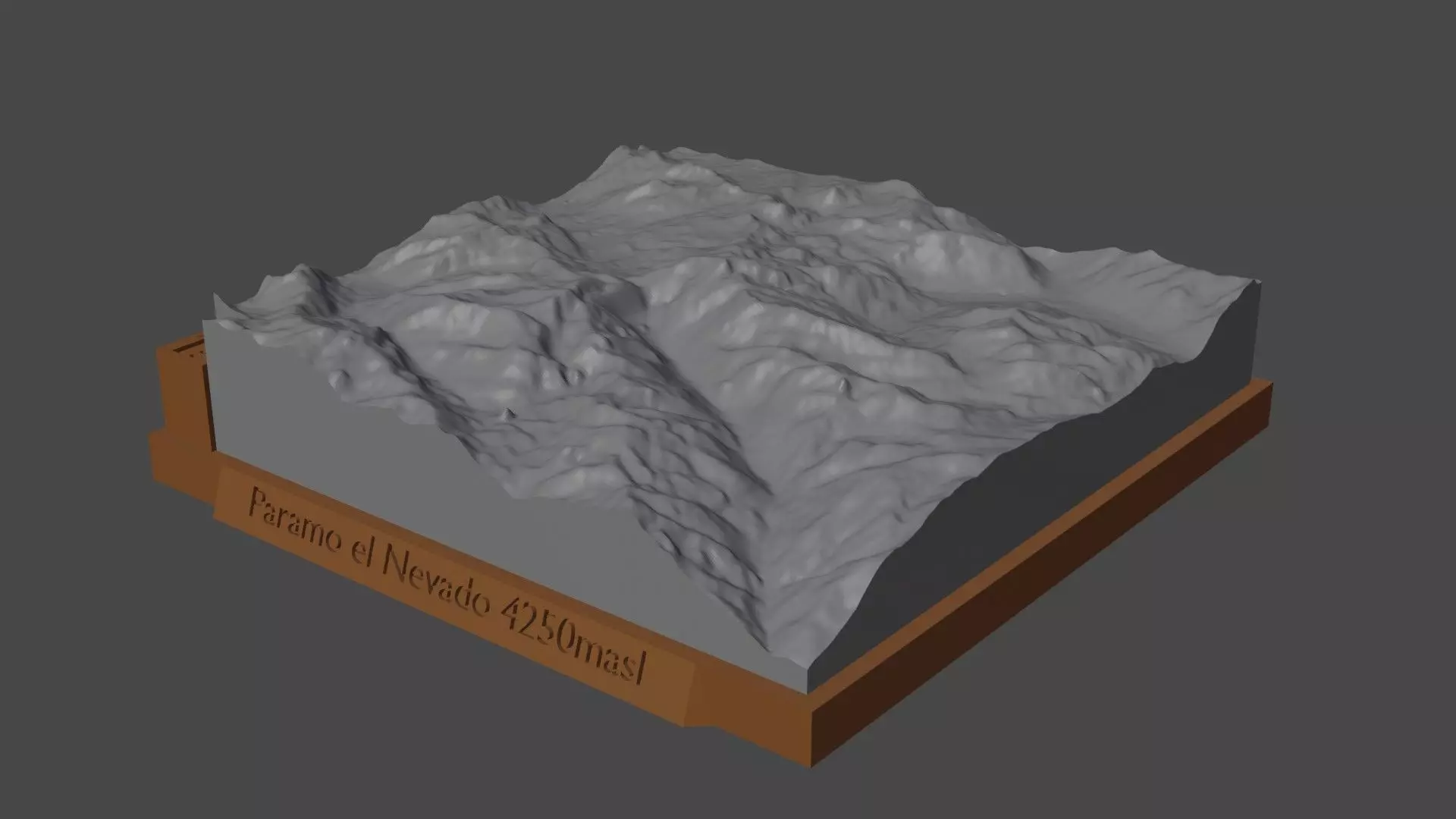 Paramo el Nevado 3D print model_0