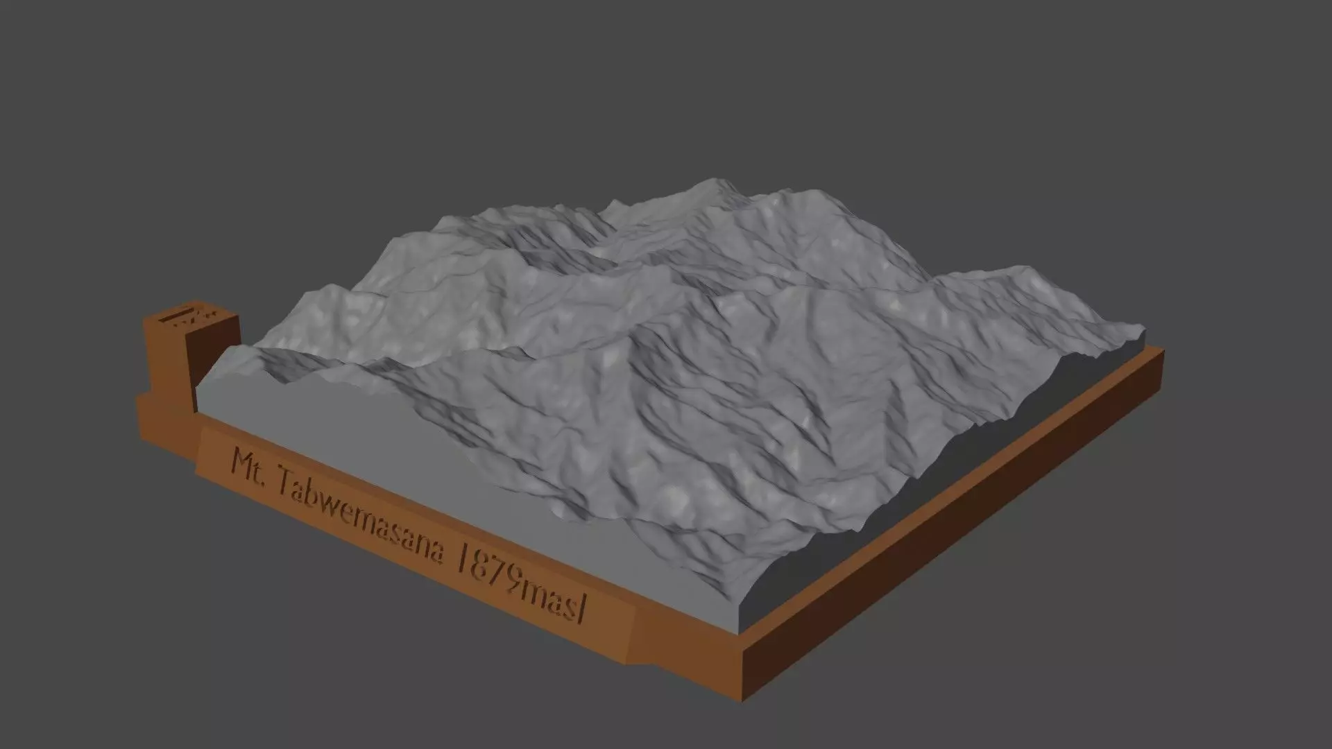 Mount Tabwemasana 3D print model