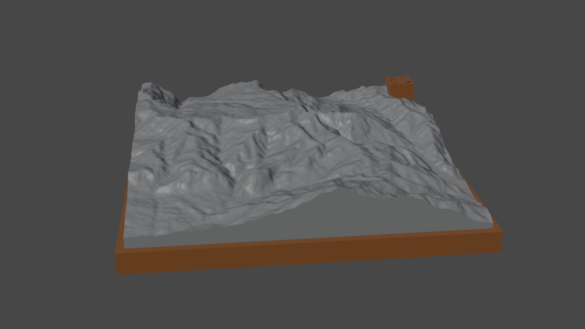 Mount Tagubud 3D print model_2