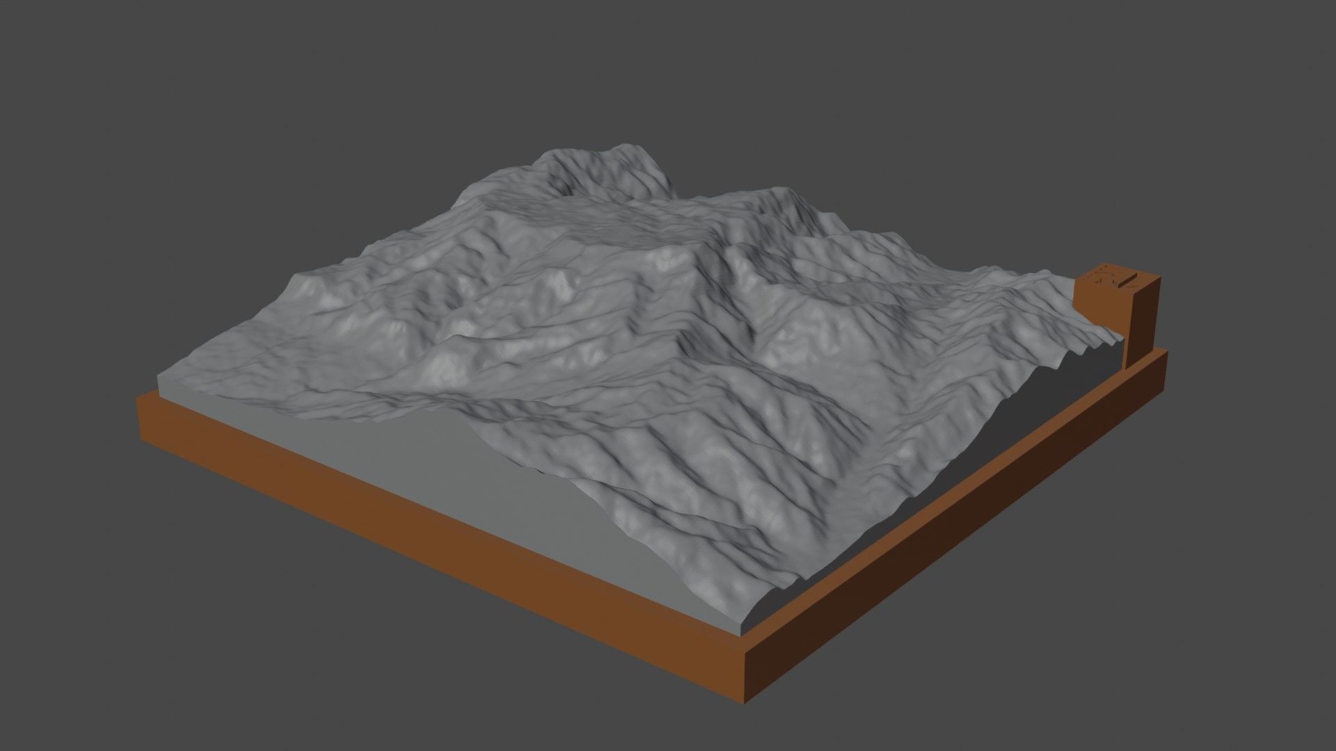 Mount Tagubud 3D print model_7