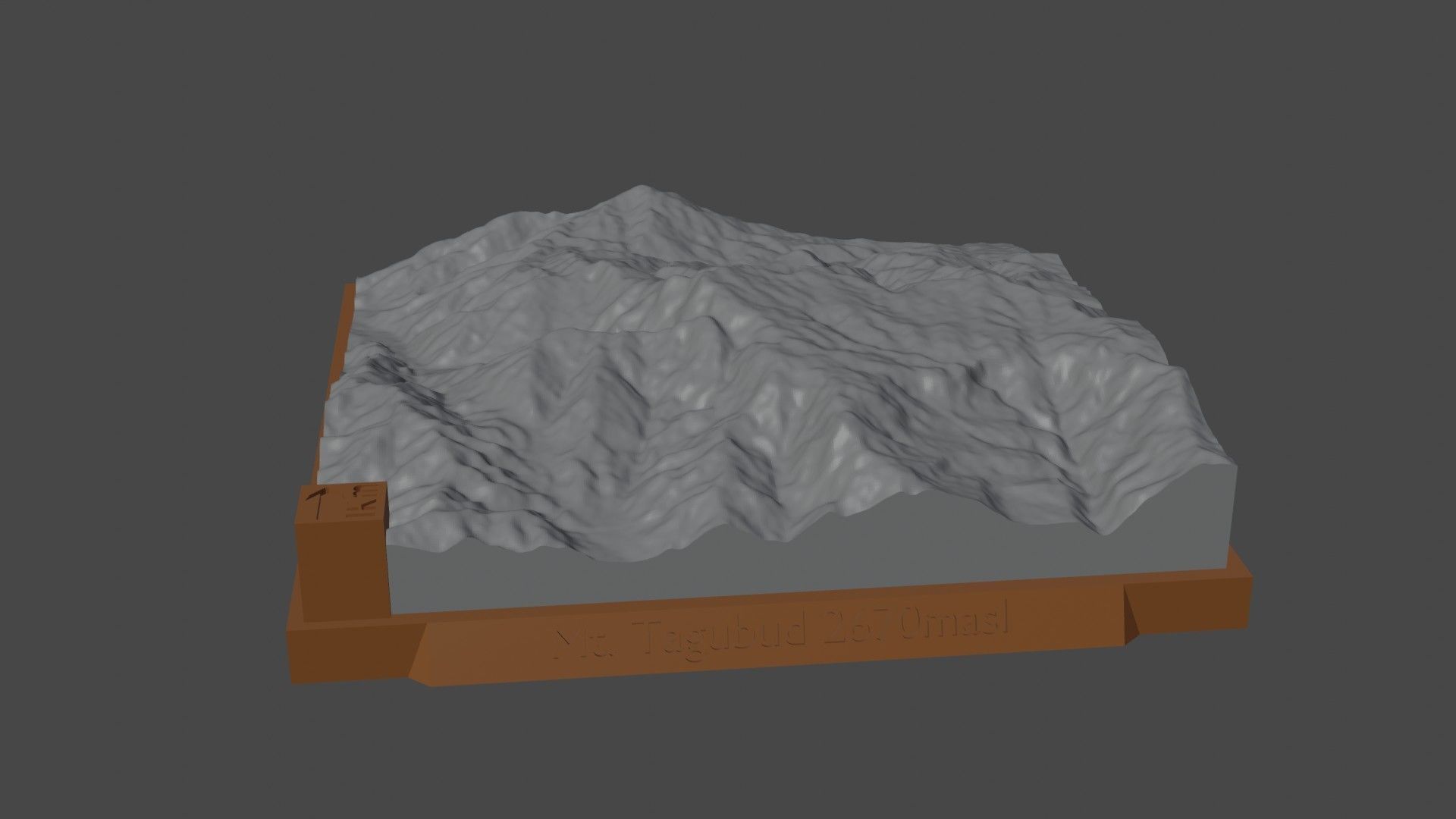 Mount Tagubud 3D print model_5