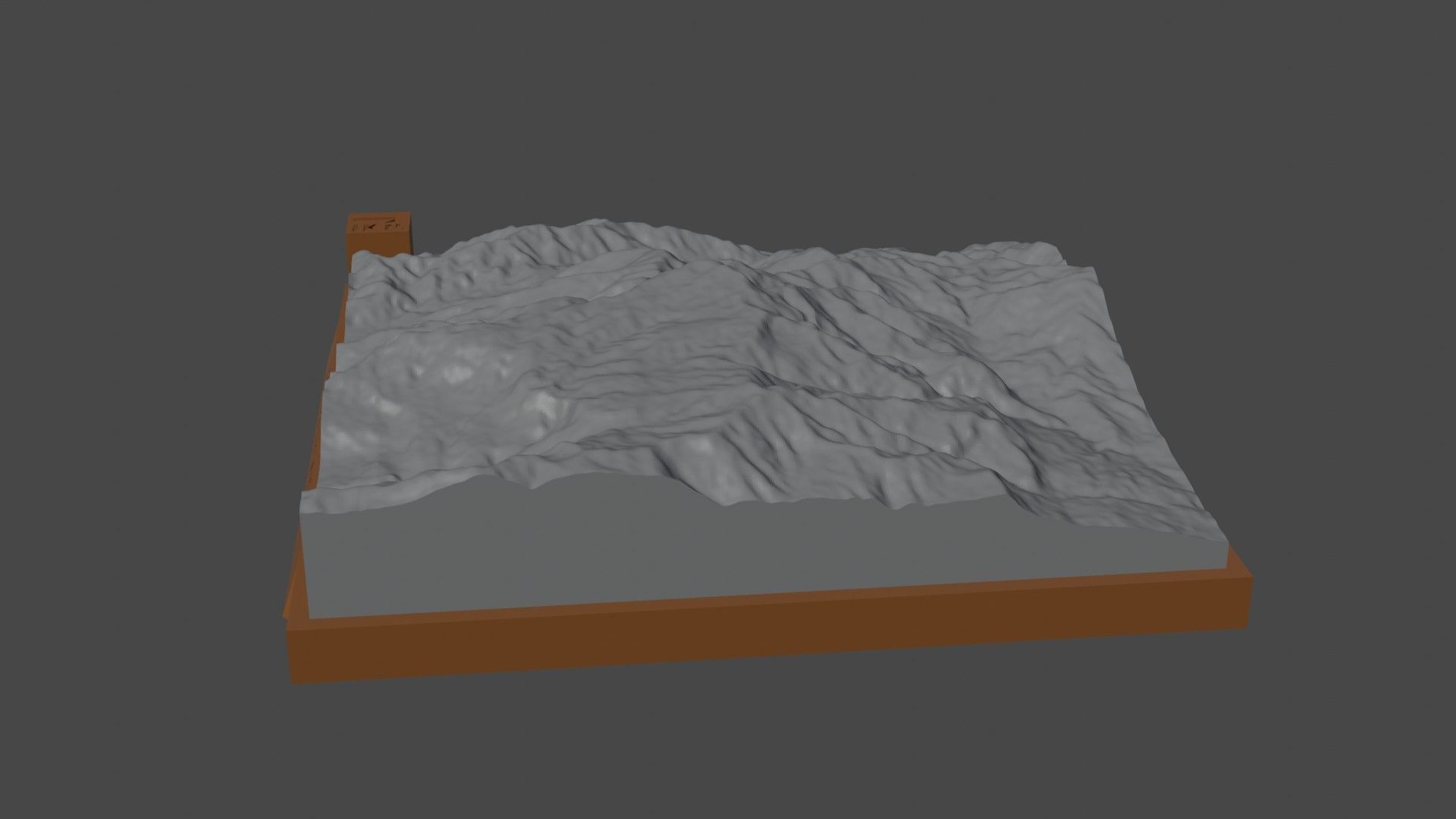 Mount Tagubud 3D print model_1